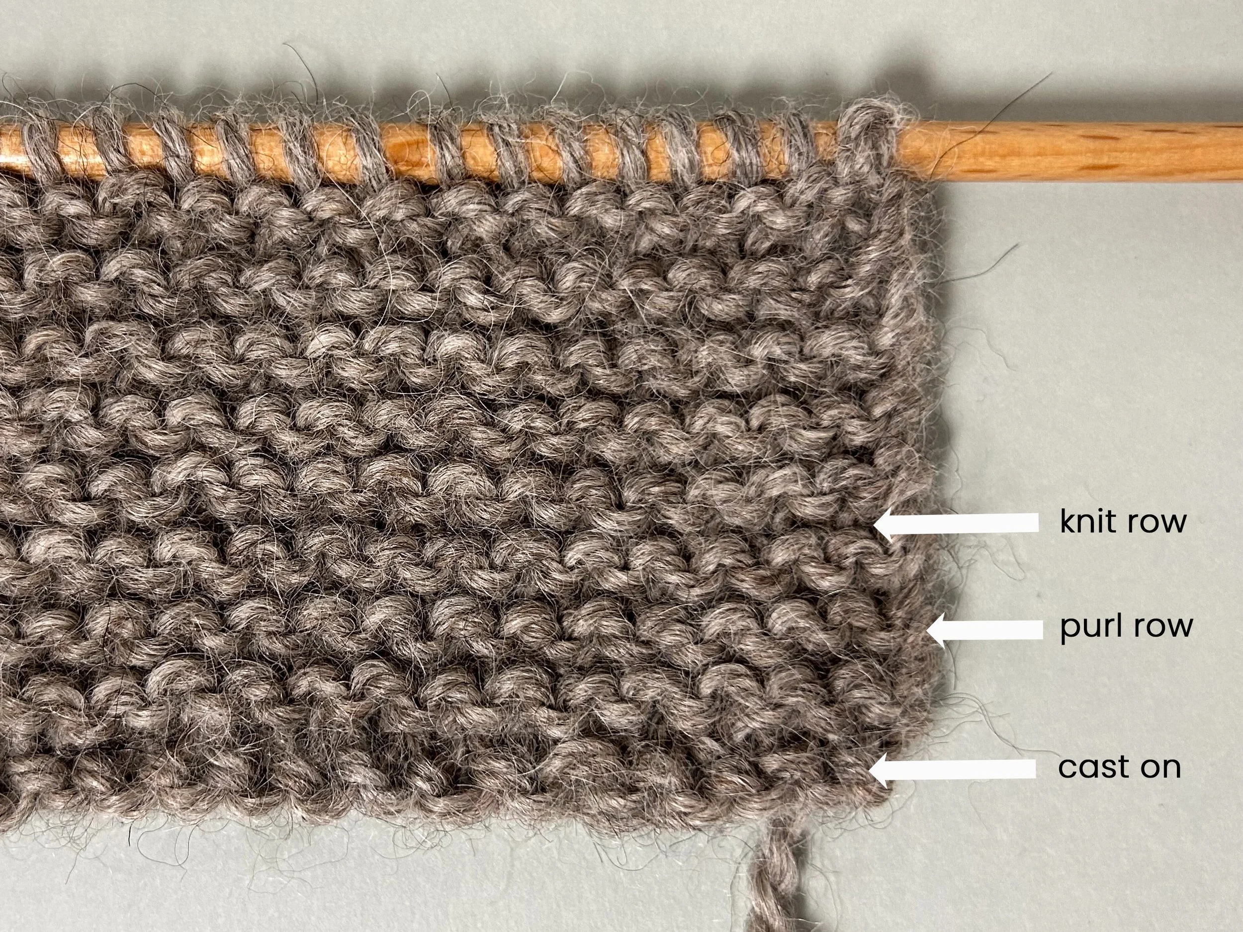 Stitch Library: Garter Stitch | How to Knit Garter Stitch — flock
