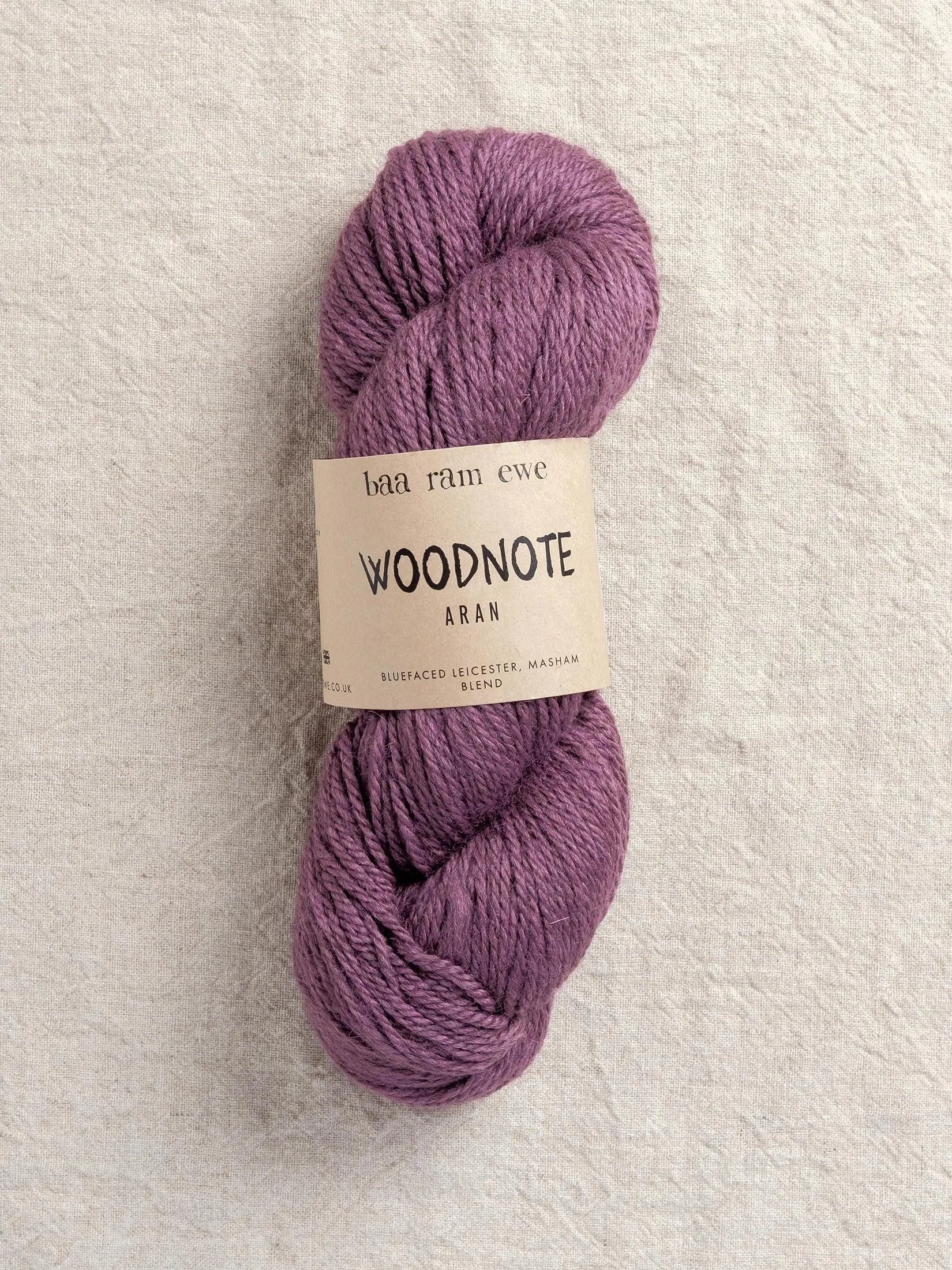 Baa Ram Ewe Woodnote Aran Flock- Blackcurrent.jpg