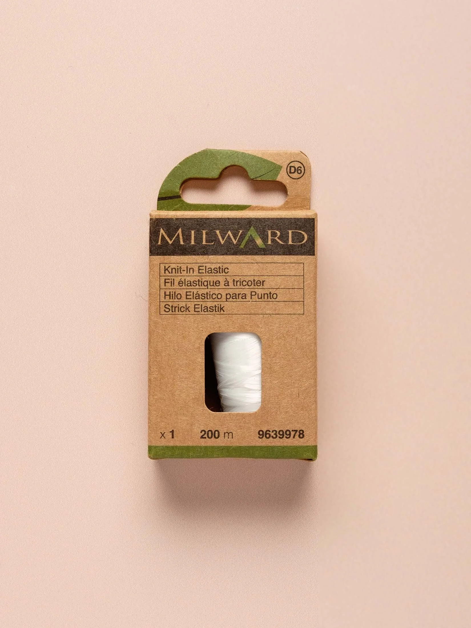 Milward Clear Knit-In Elastic (200m)