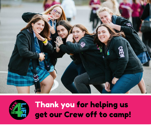 Thank you for helping get our Crew off to camp!