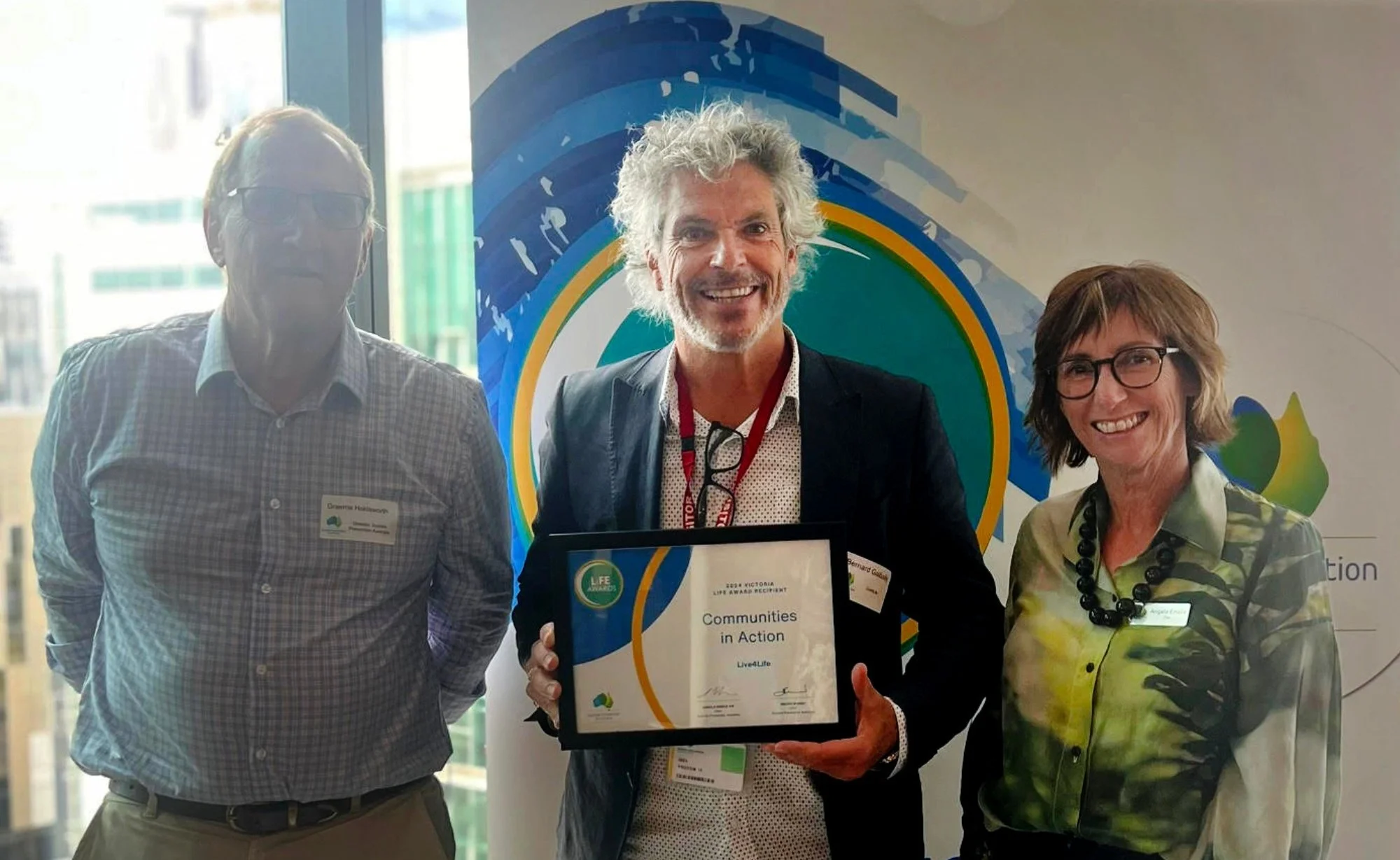 Live4Life a winner ‘Communities in Action' Award at the Victorian LiFE Awards