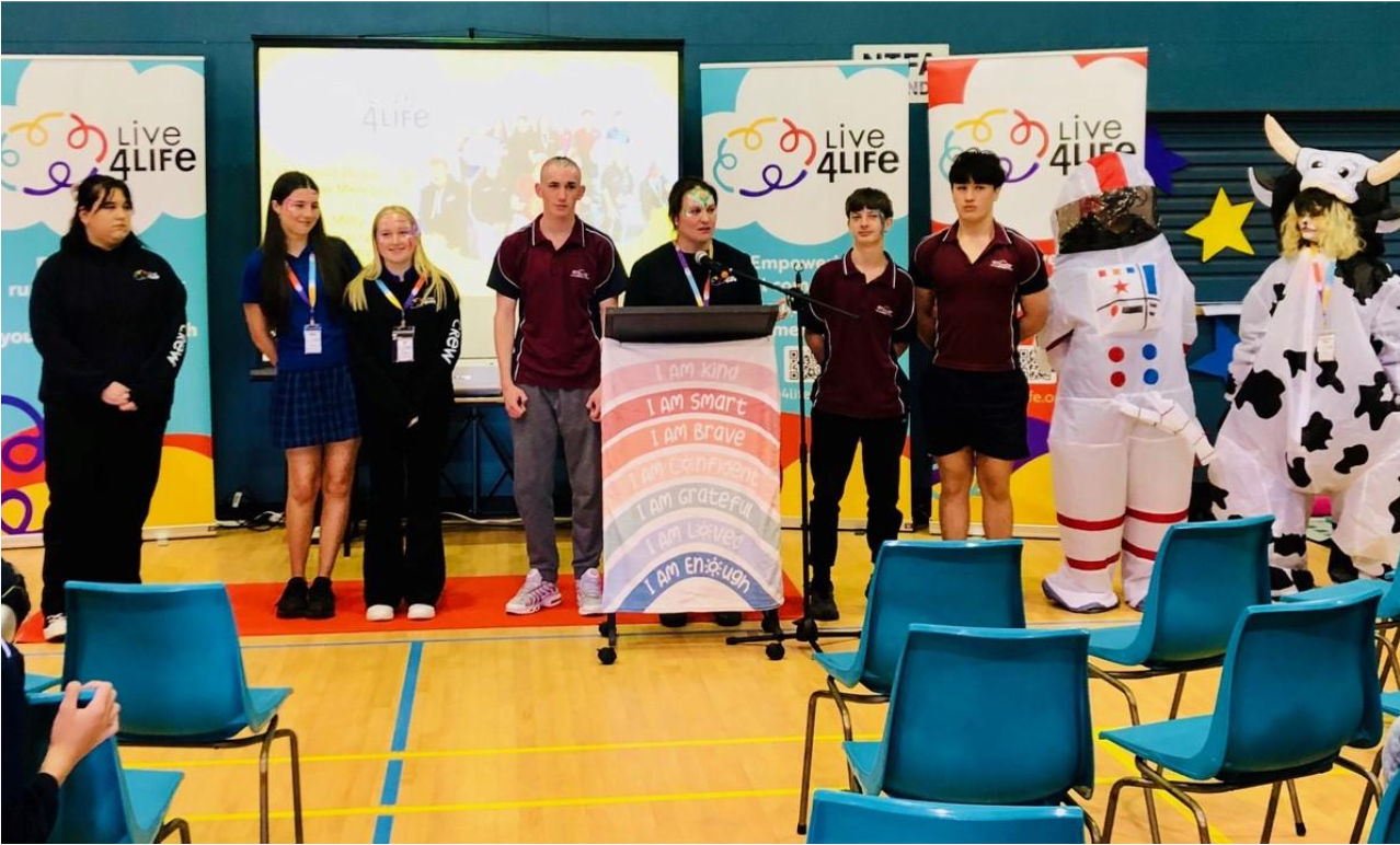 Young people of Live4Life Break O’day celebrate the achievements of 2025 with spectacular event