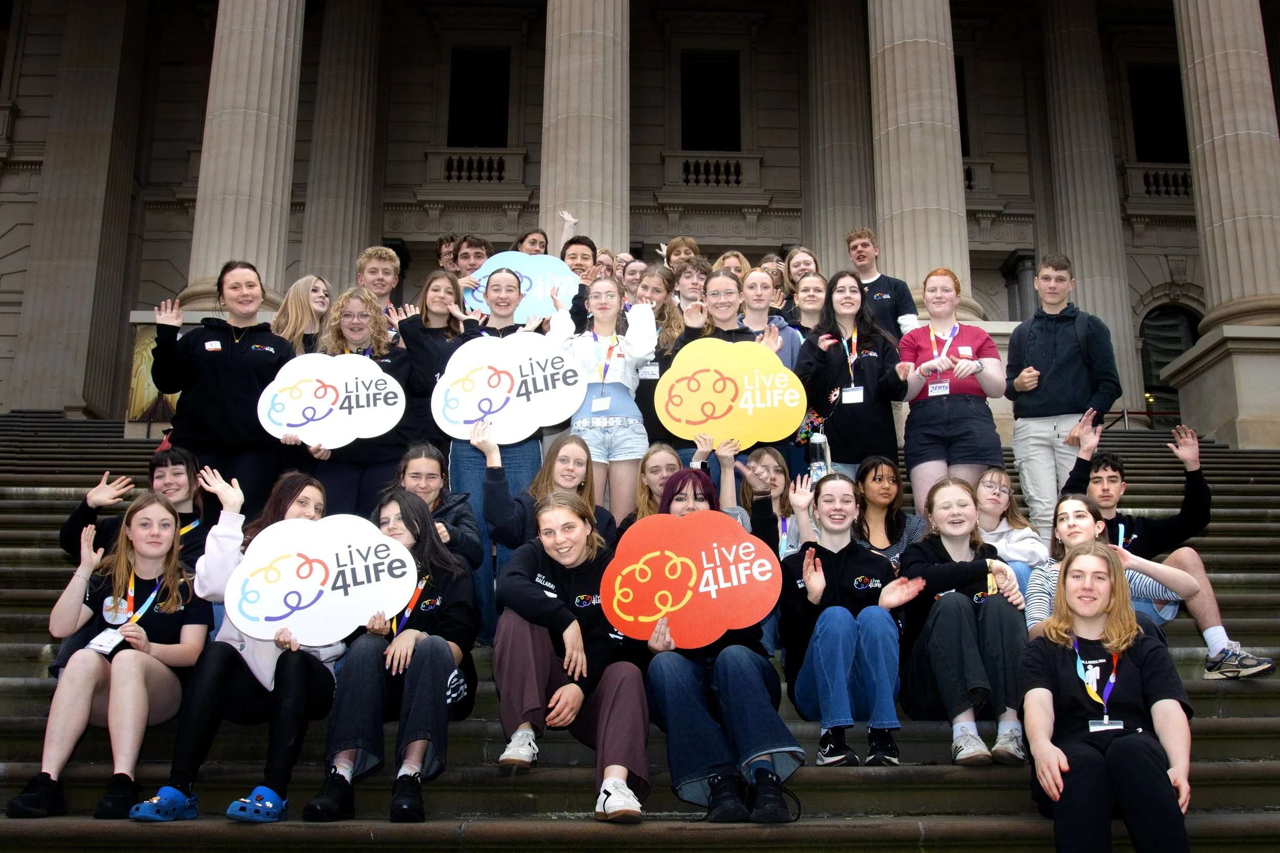 Young regional mental health ambassadors visit Parliament