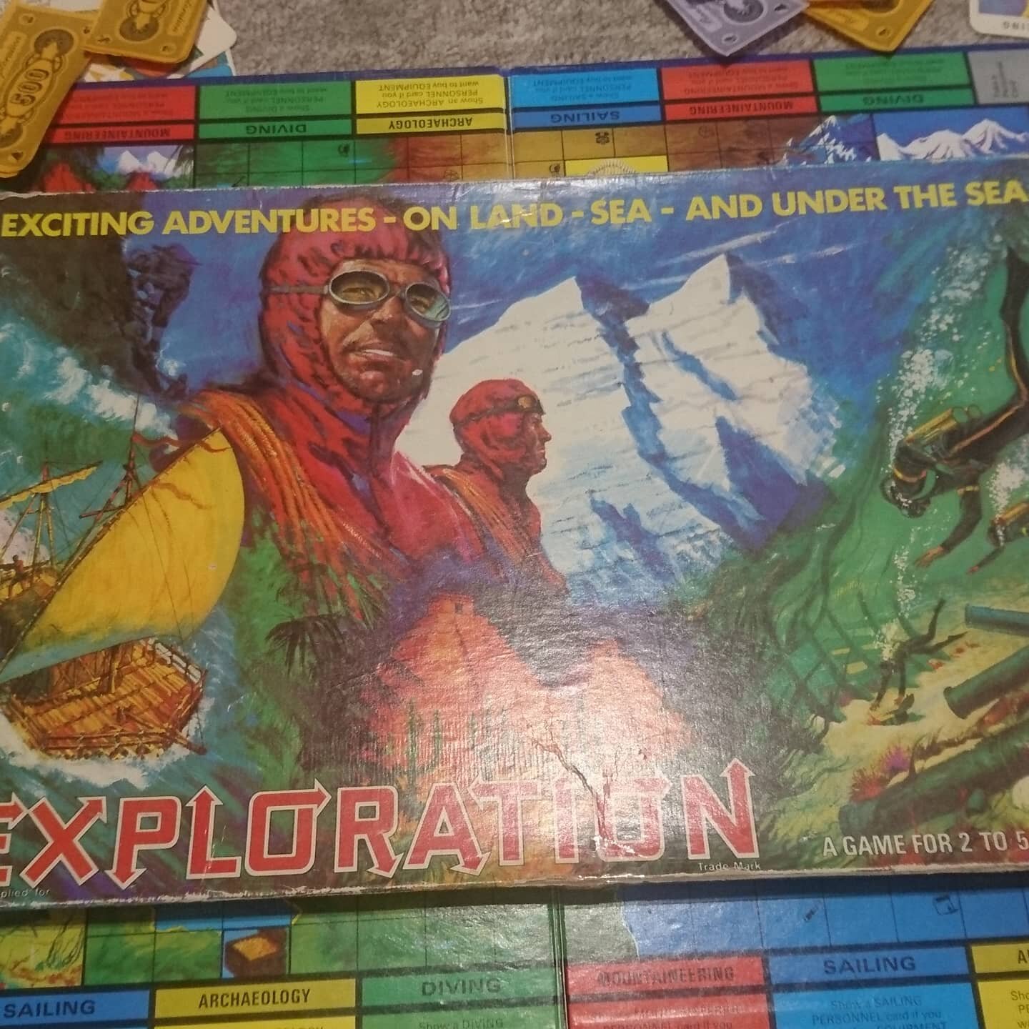 One of my childhood influences and inspiration for adventure with a purpose, was the board game Exploration.