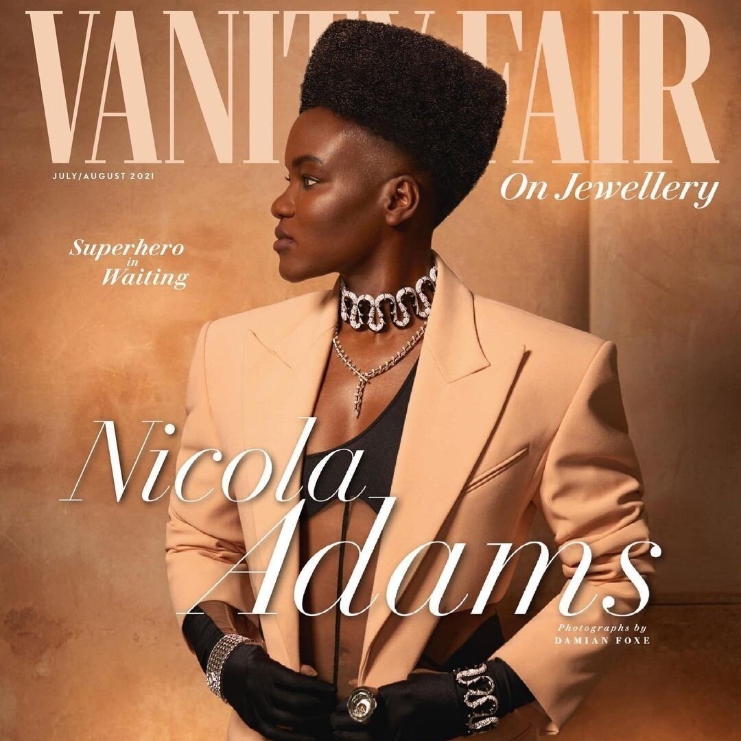 A shout out to @damianfoxe for your wonderful first cover shoot for @VanityFair on Jewellery.⠀⠀⠀⠀⠀⠀⠀⠀⠀
⠀⠀⠀⠀⠀⠀⠀⠀⠀
Featuring the inspiring @nicolaadams (wearing @muglerofficial @bulgari @stephenwebsterjewellery @emefacolejewellery), Damian your work sh