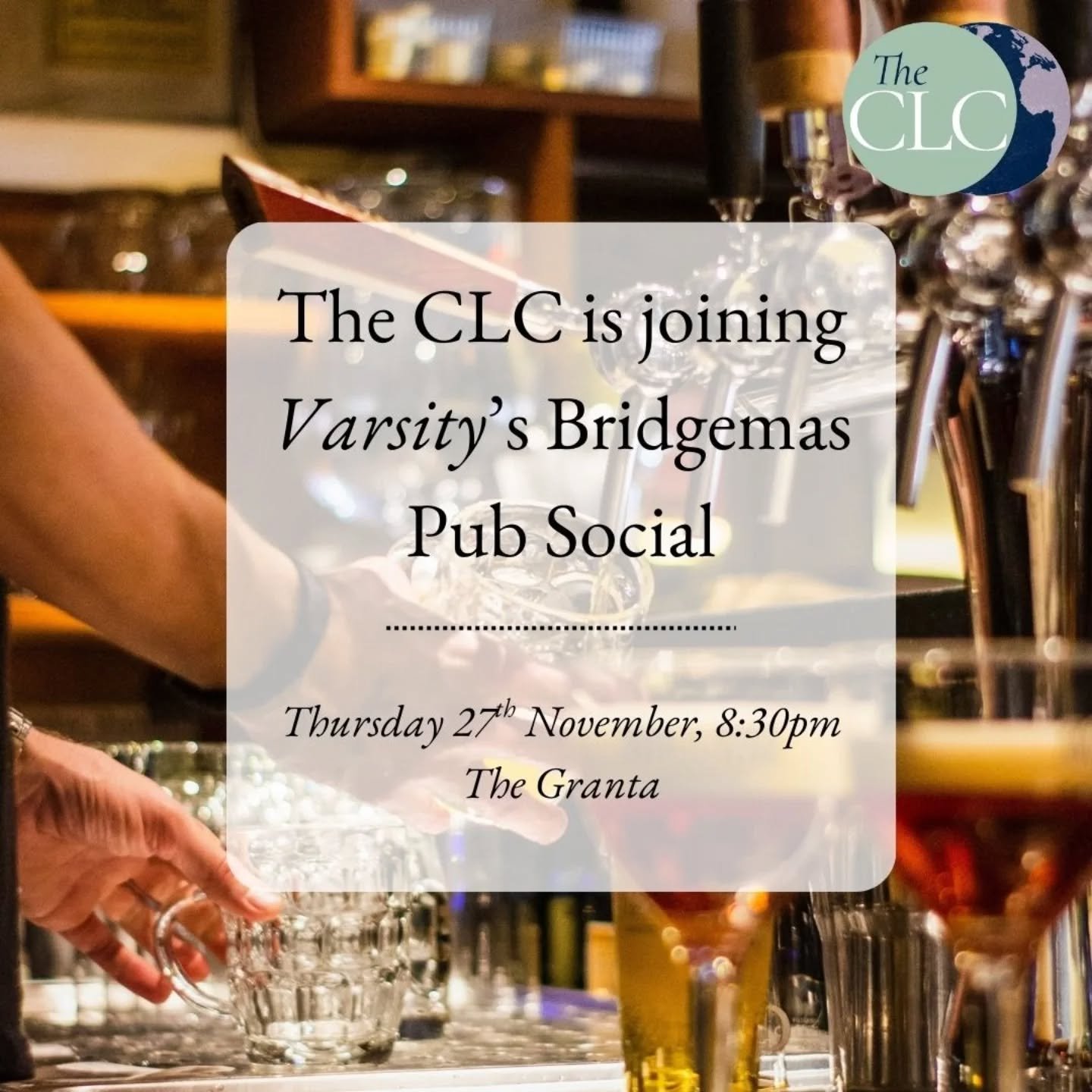 Come to The Granta this Thursday evening to celebrate Bridgemas with your fellow student journalists from Varsity!