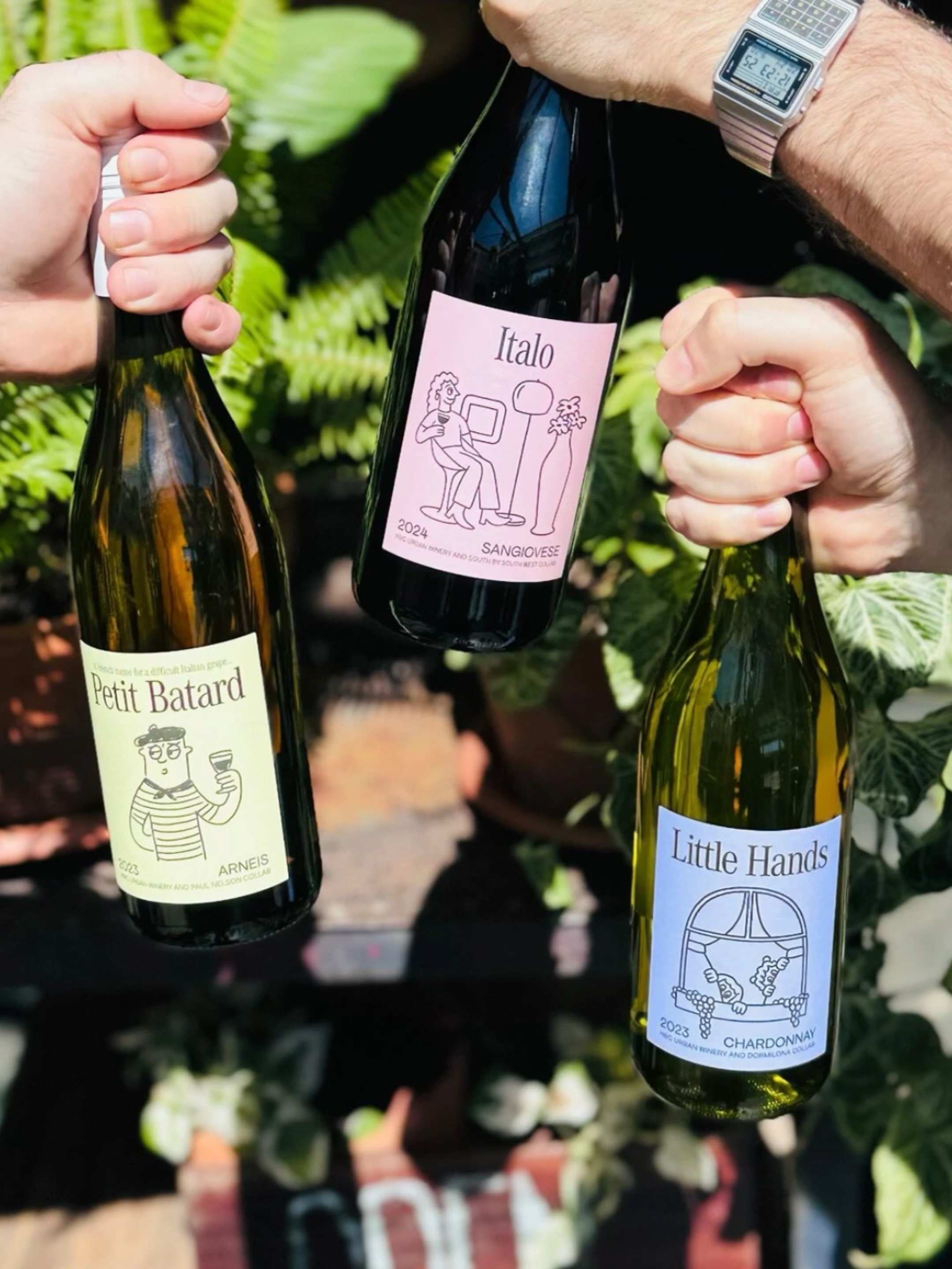 I think it&rsquo;s safe to say that one of my favourite parts of branding the Urban Winery was creating the illustrated wine label range. A dream job!

Each label was designed to feel playful, filled with character &amp; big personality, and be stron