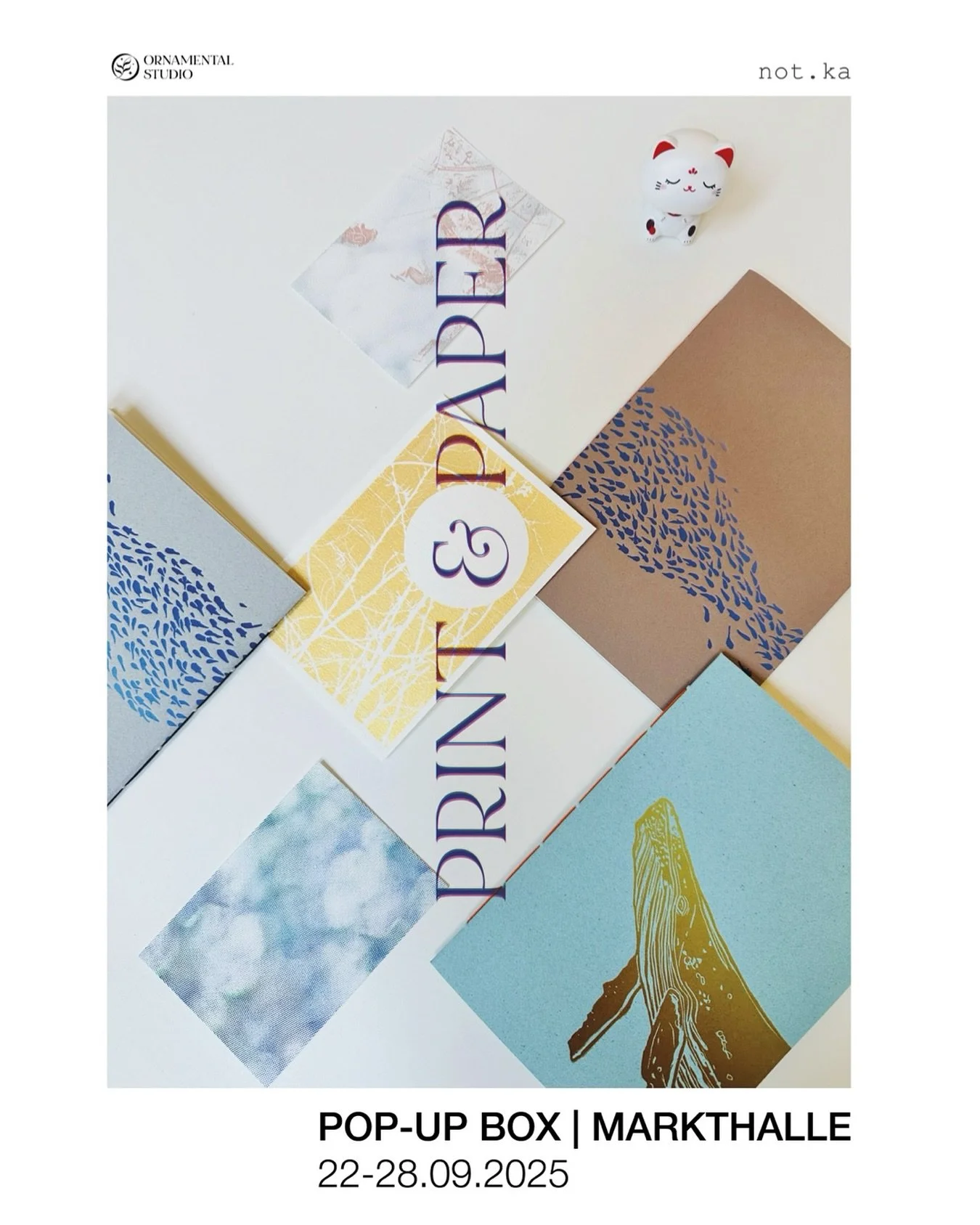 ✨You are invited!✨

Join us this September at @markthalle_basel to celebrate our shared love for art, craft, ink and paper! We are opening the doors to our cozy Pop-Up Box and we would love to welcome you into a space full of creativity, texture and 