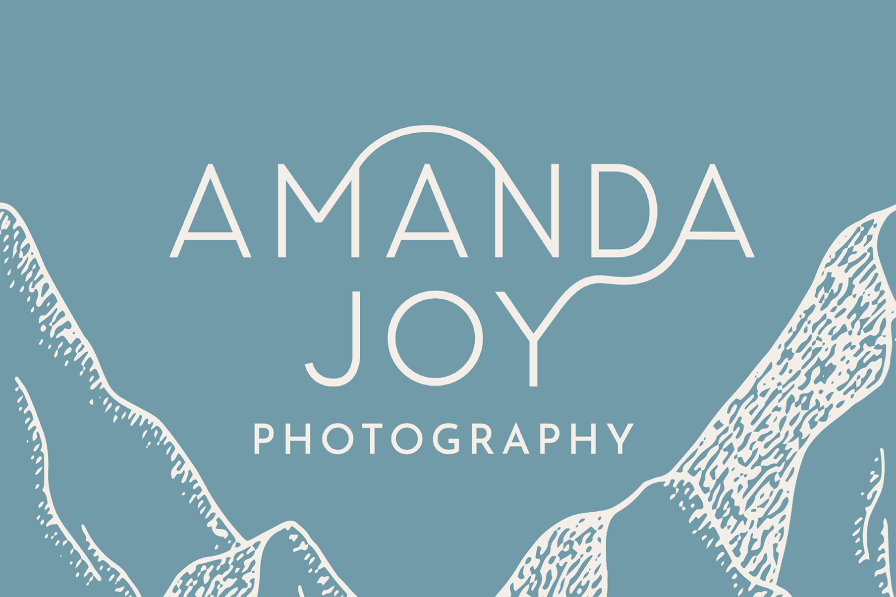Logo in new branding for Amanda Joy Photography