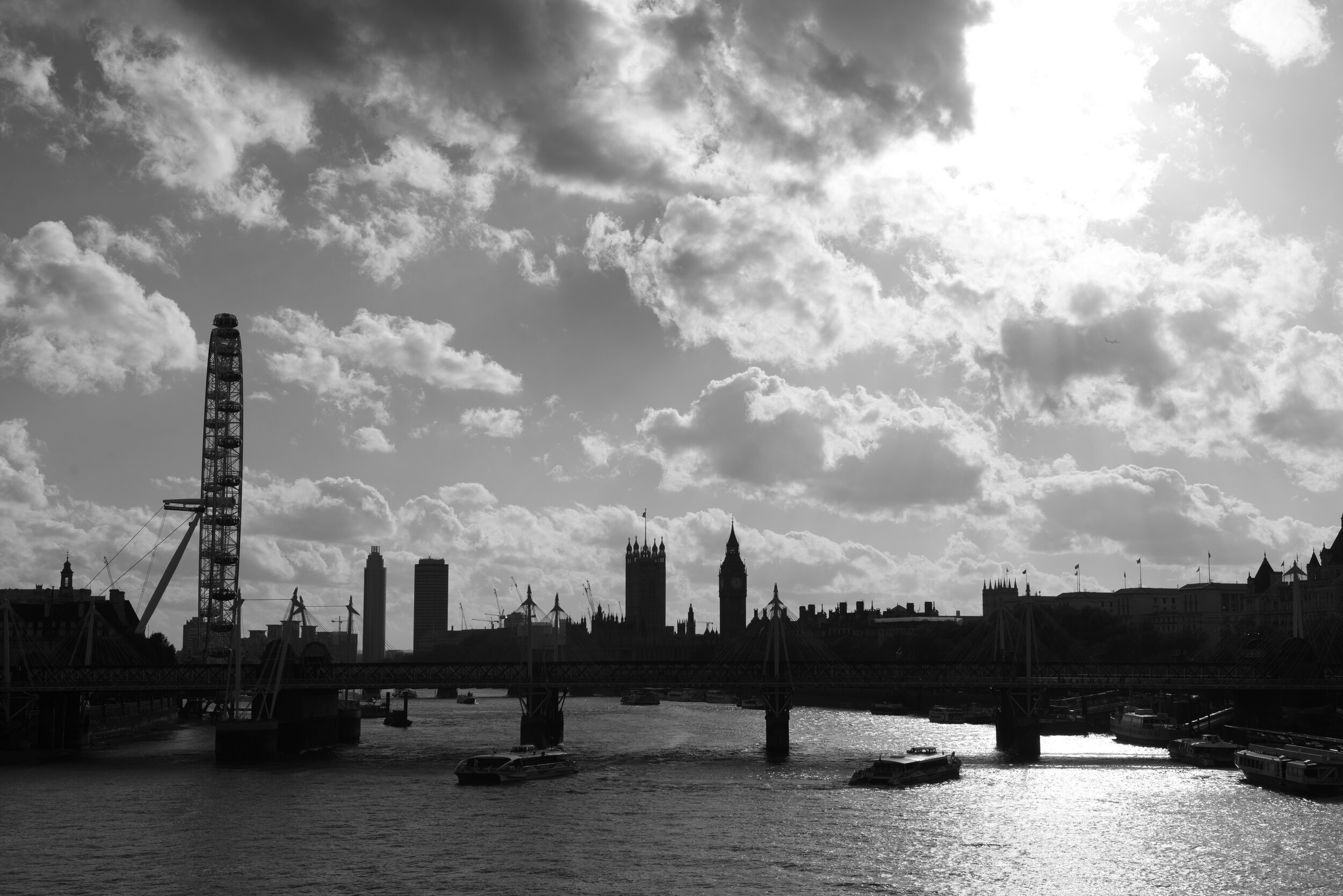 London In Silhouette; London, UK.  (Copyright 2024 © peterclaphamphotography)