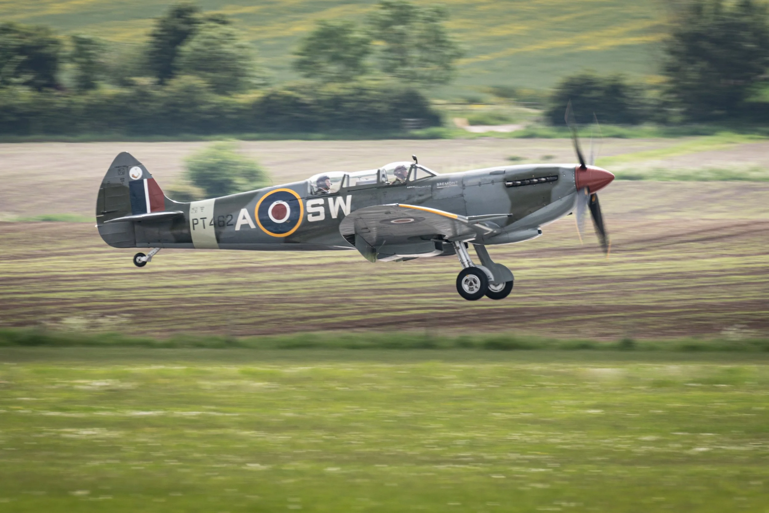 Supermarine Spitfire PT462 (G-CTIX) was constructed at Castle Bromwich in preparation for active service at RAF Colerne in July 1944.
(Copyright 2024 © peterclaphamphotography)