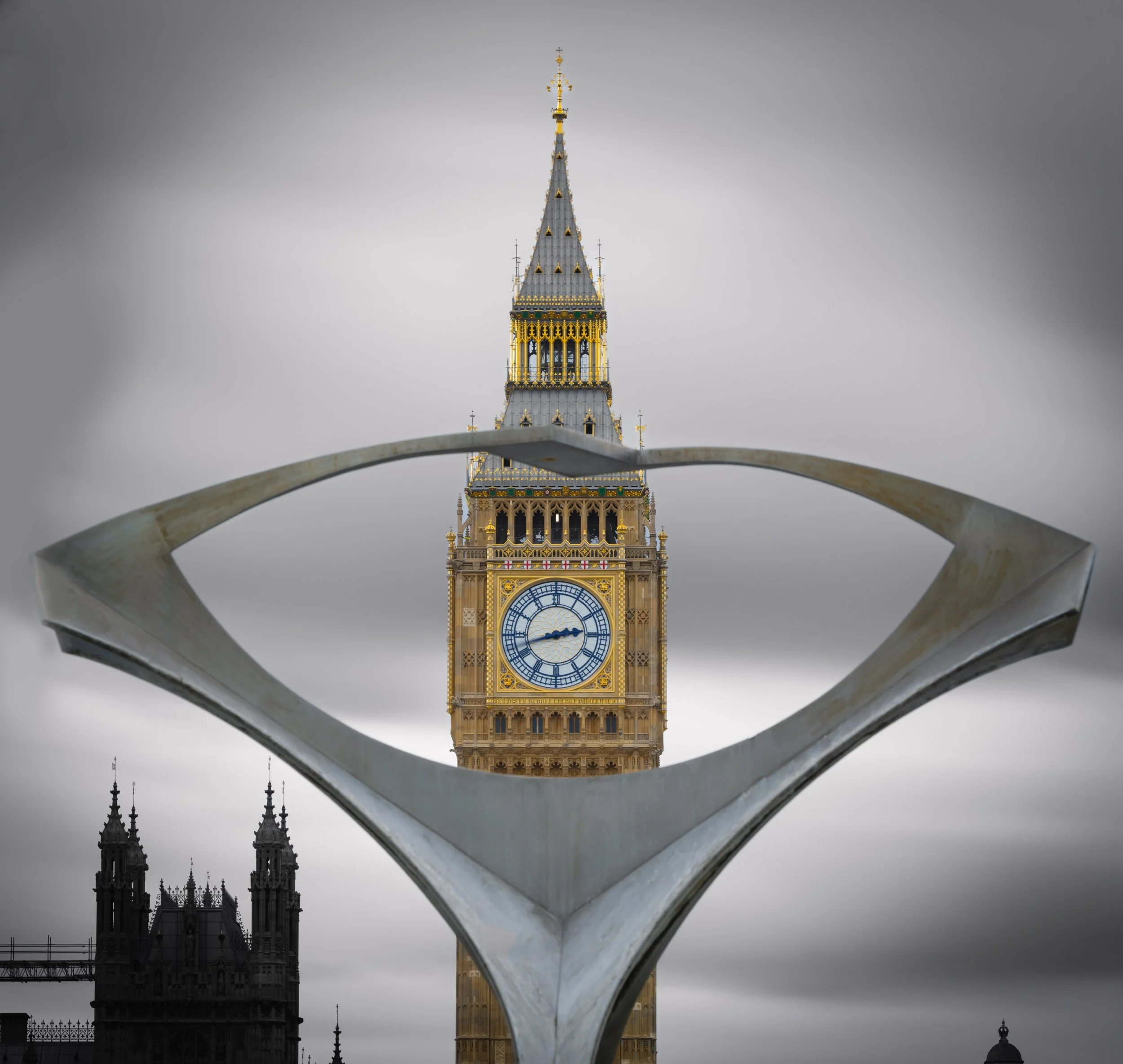 'Big Ben' Through The 'Eye of a Needle', London (Copyright 2024 © peterclaphamphotography)