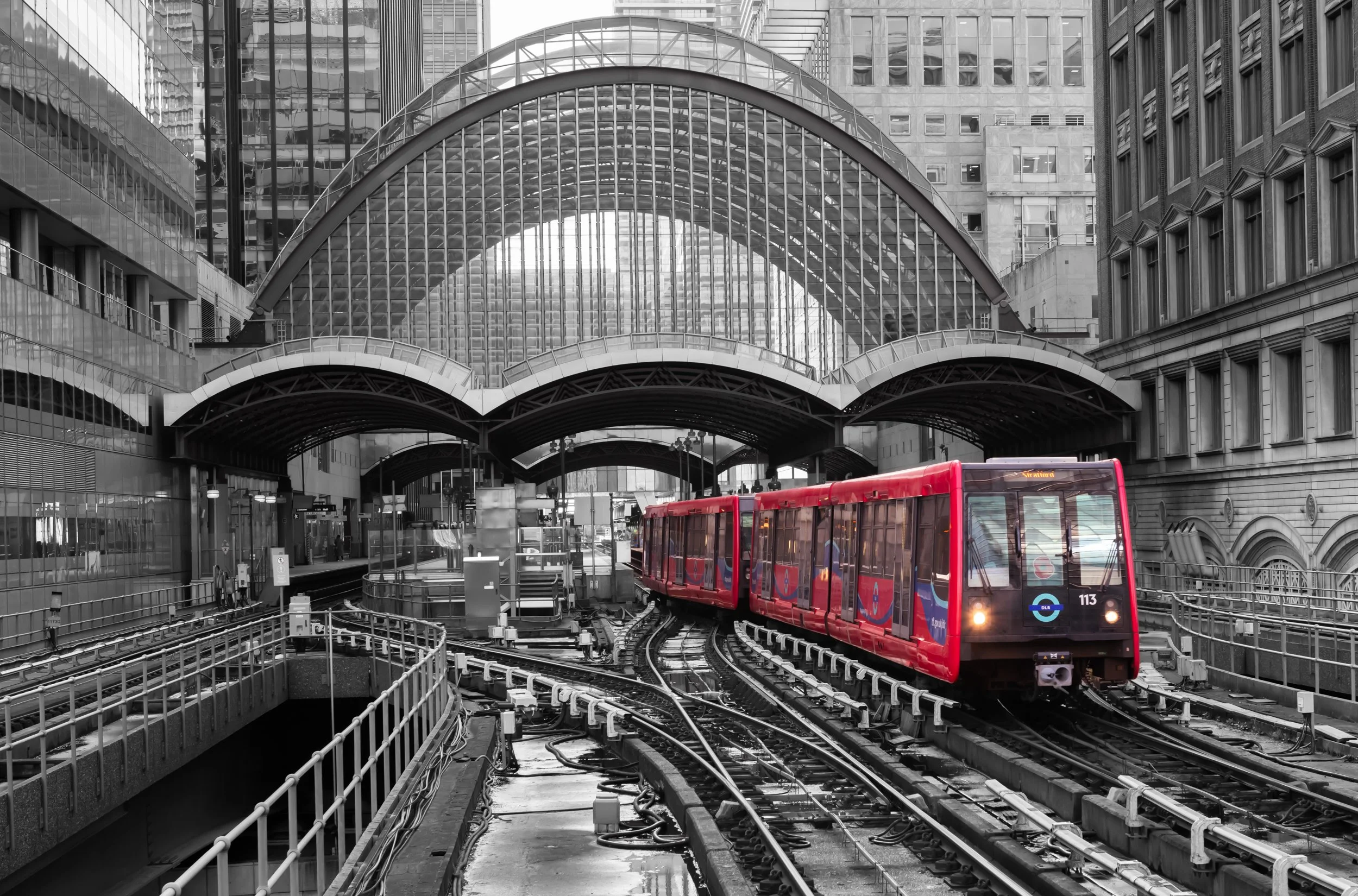 DLR, London. (Copyright 2024 © peterclaphamphotography)