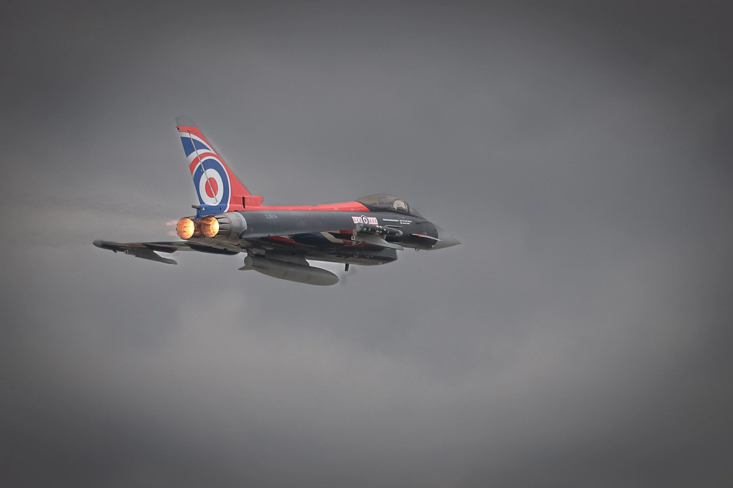 Eurofighter Typhoon. (Copyright 2024 © peterclaphamphotography) 