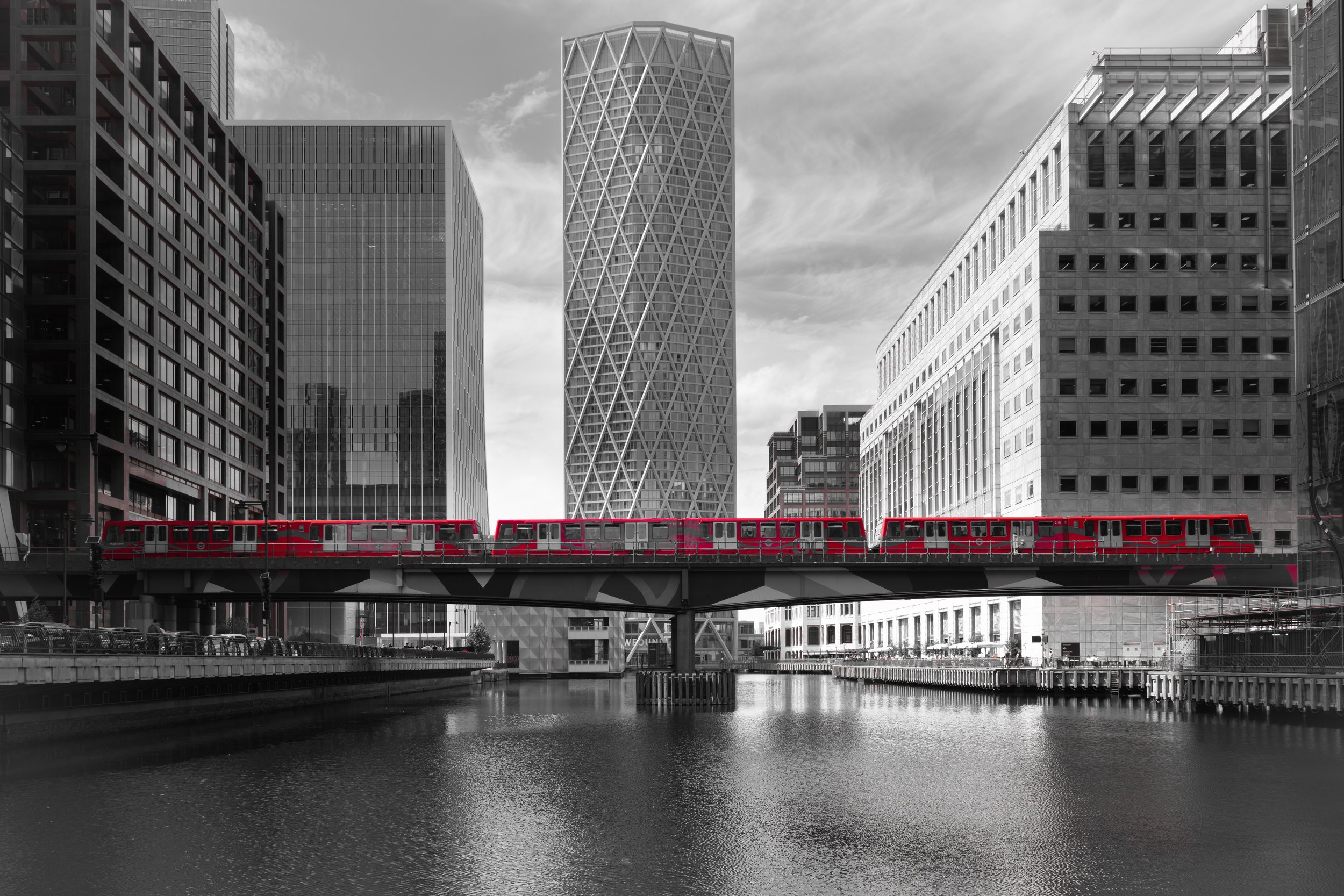 Docklands Light Railway, London (Copyright 2024 © peterclaphamphotography)
