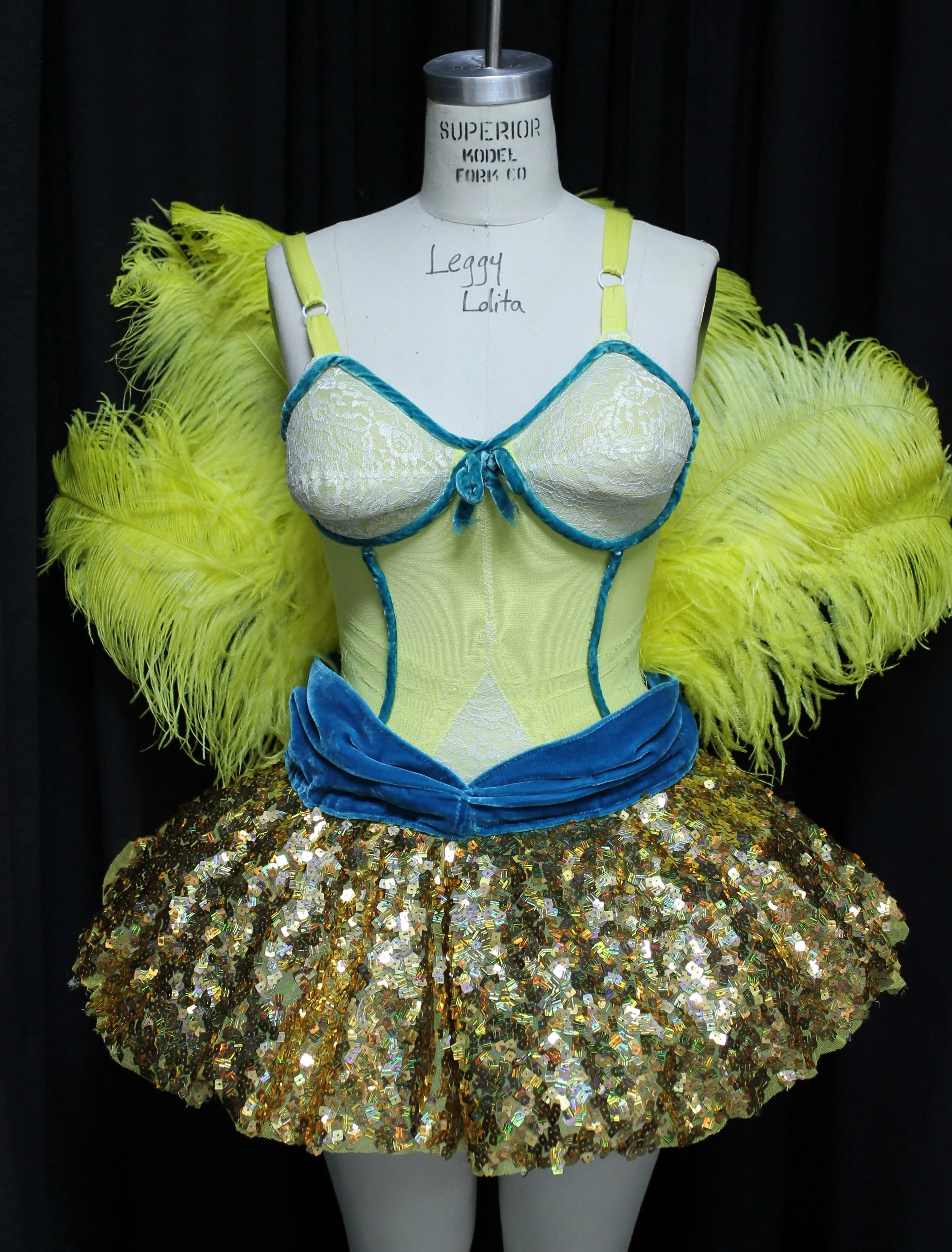 Front View of Hot Box Girl (Bushel and a Peck)
Guys and Dolls
Costume Designer: Charlene Gross