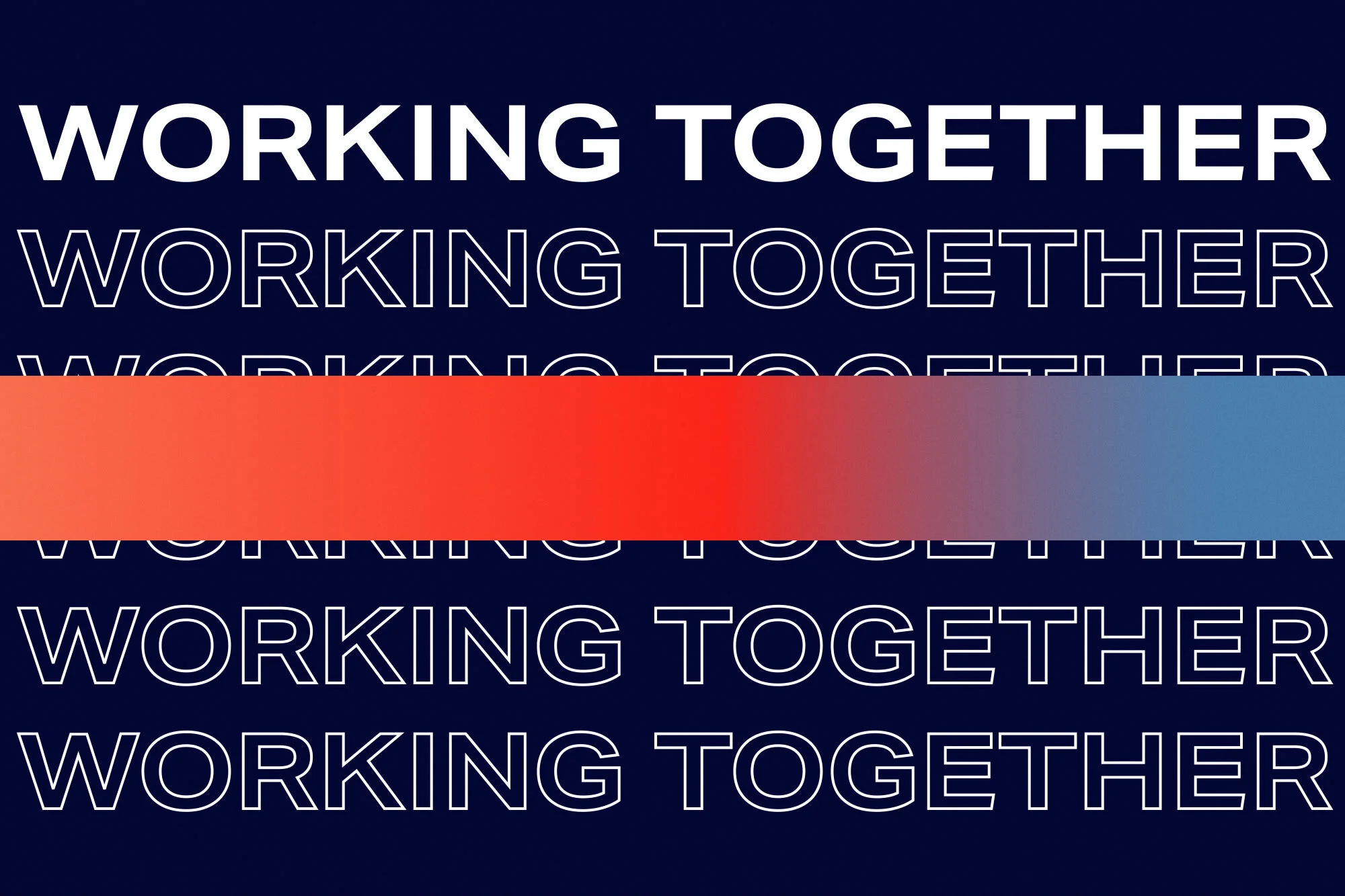 How are we working together survey?