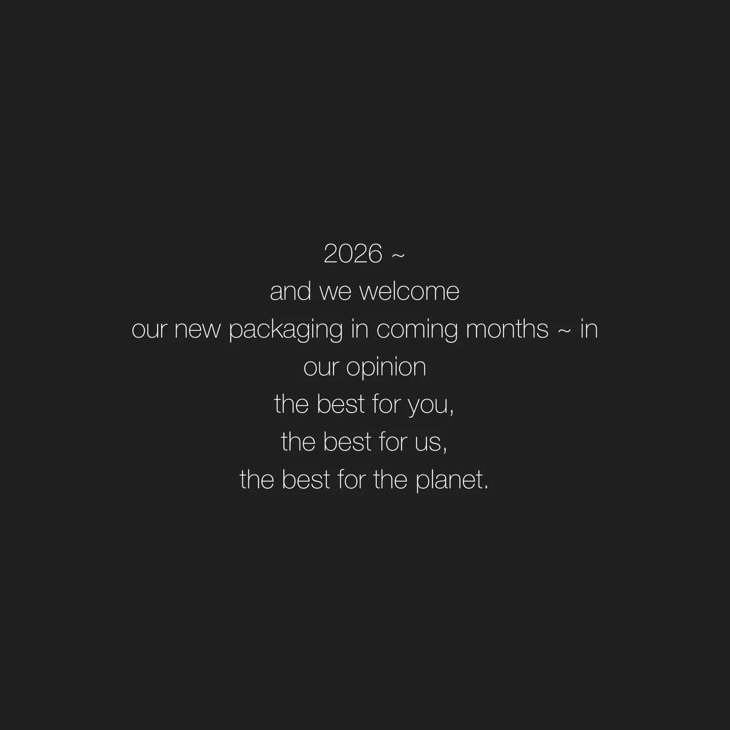 As many of you know Lars &amp; Margo have spent time and time again trying to find a better packaging. 2026, in our opinion, sees this happen. Blessed with incoming support (details to follow) and a design collaboration with @everyday_pioneers we loo