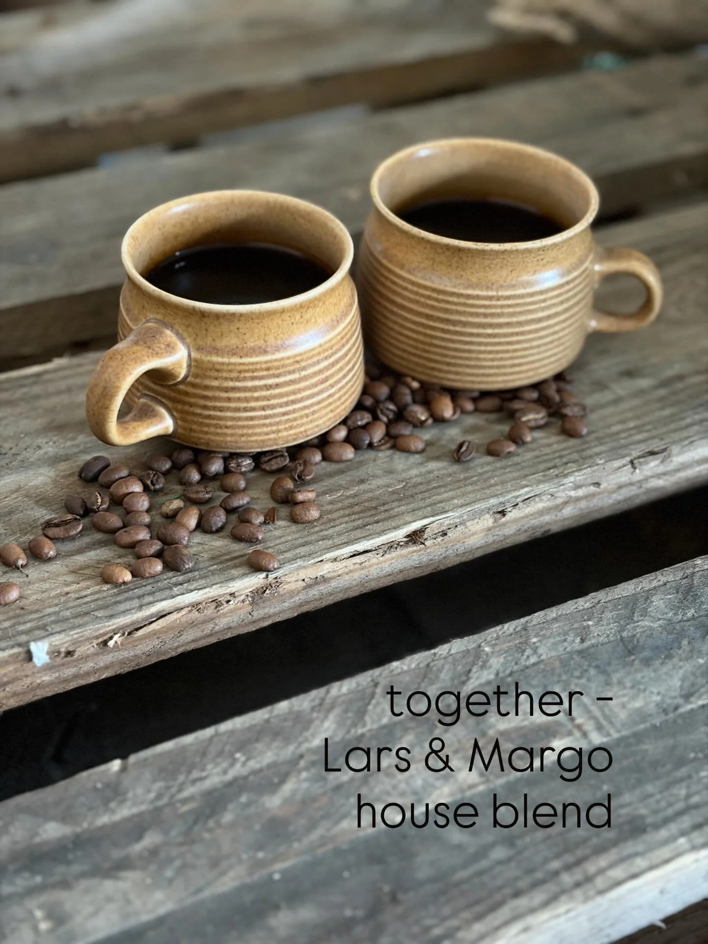 When thinking of a name for our house blend we were kind of stumped. 

And then for some reason or other, as husband and wives tend to do when working so closely together in business - on a Friday afternoon, we had a quarrel. Nothing serious, just a 