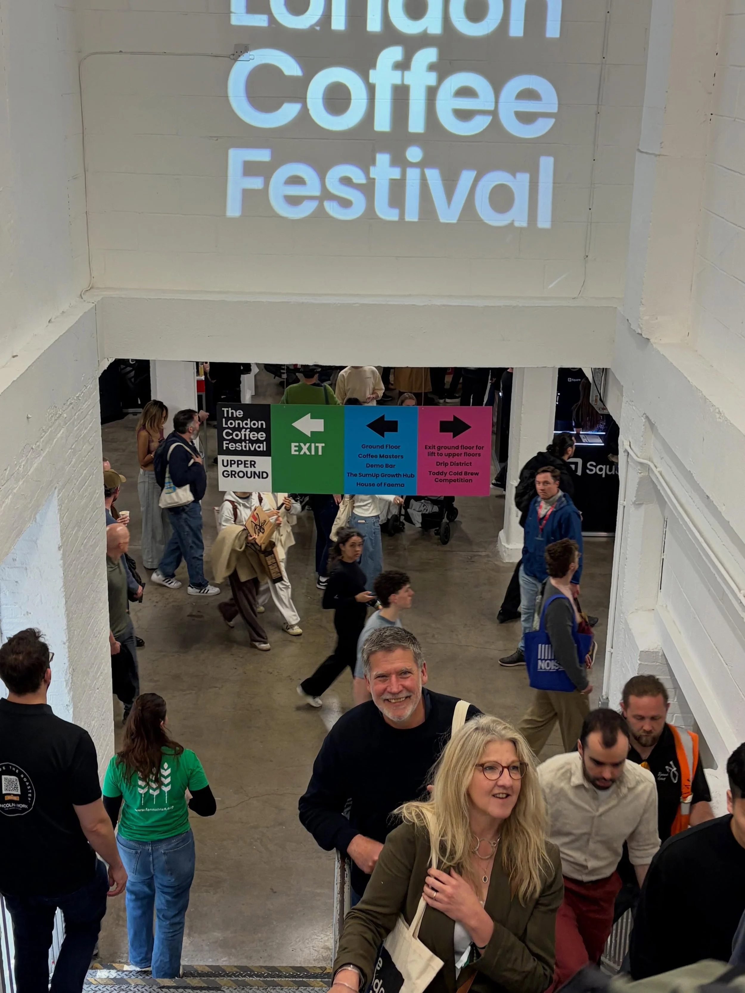 Such a good time had visiting the @londoncoffeefestival on Friday! Now back at HQ and fully inspired&hellip;💡

#londoncoffeefestival #nextsteps #coffeeroast #sustainabilty