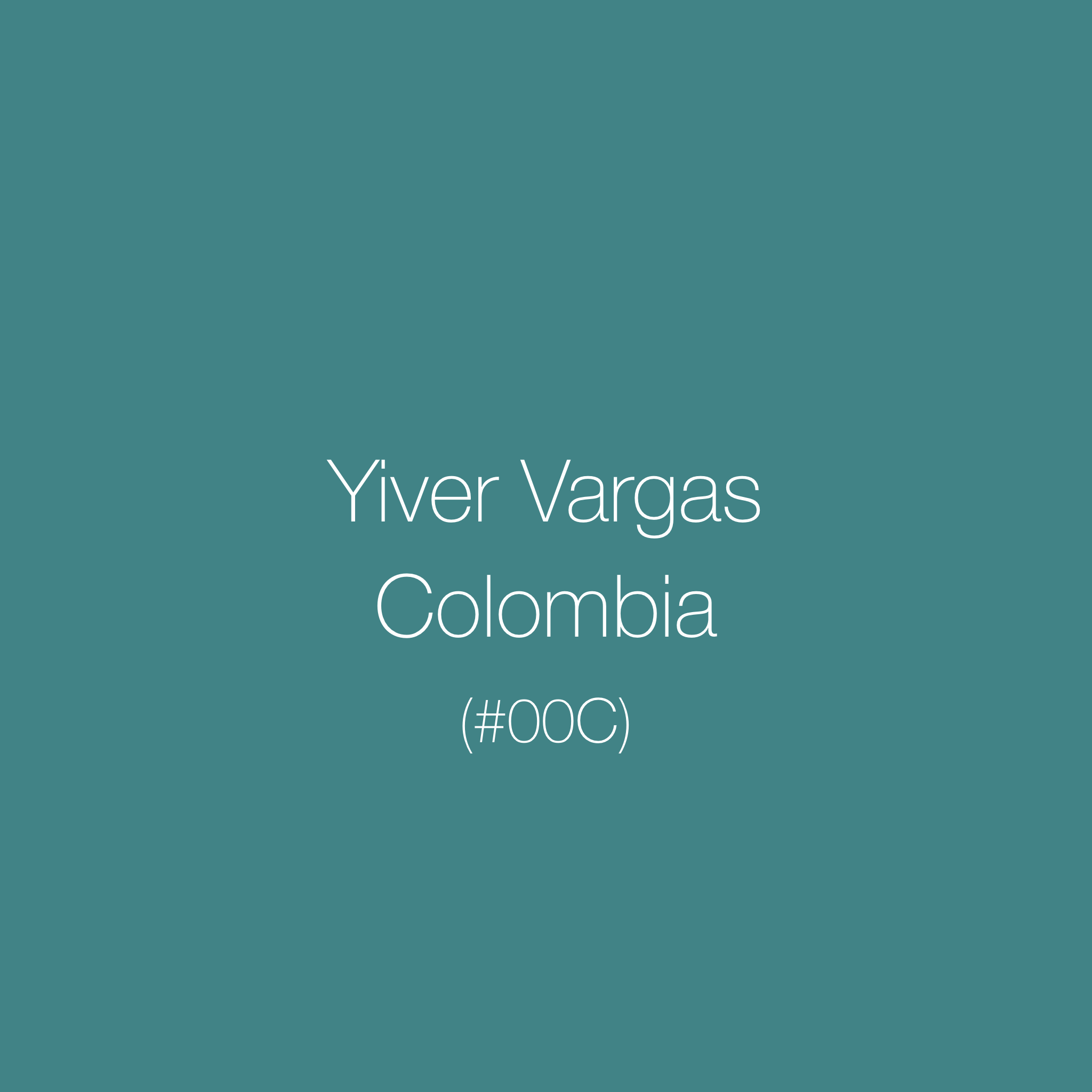 #00C - Colombia Striped Bourbon | Yiver Vargas | Biodiverse Speciality Coffee | Female Coffee Producer