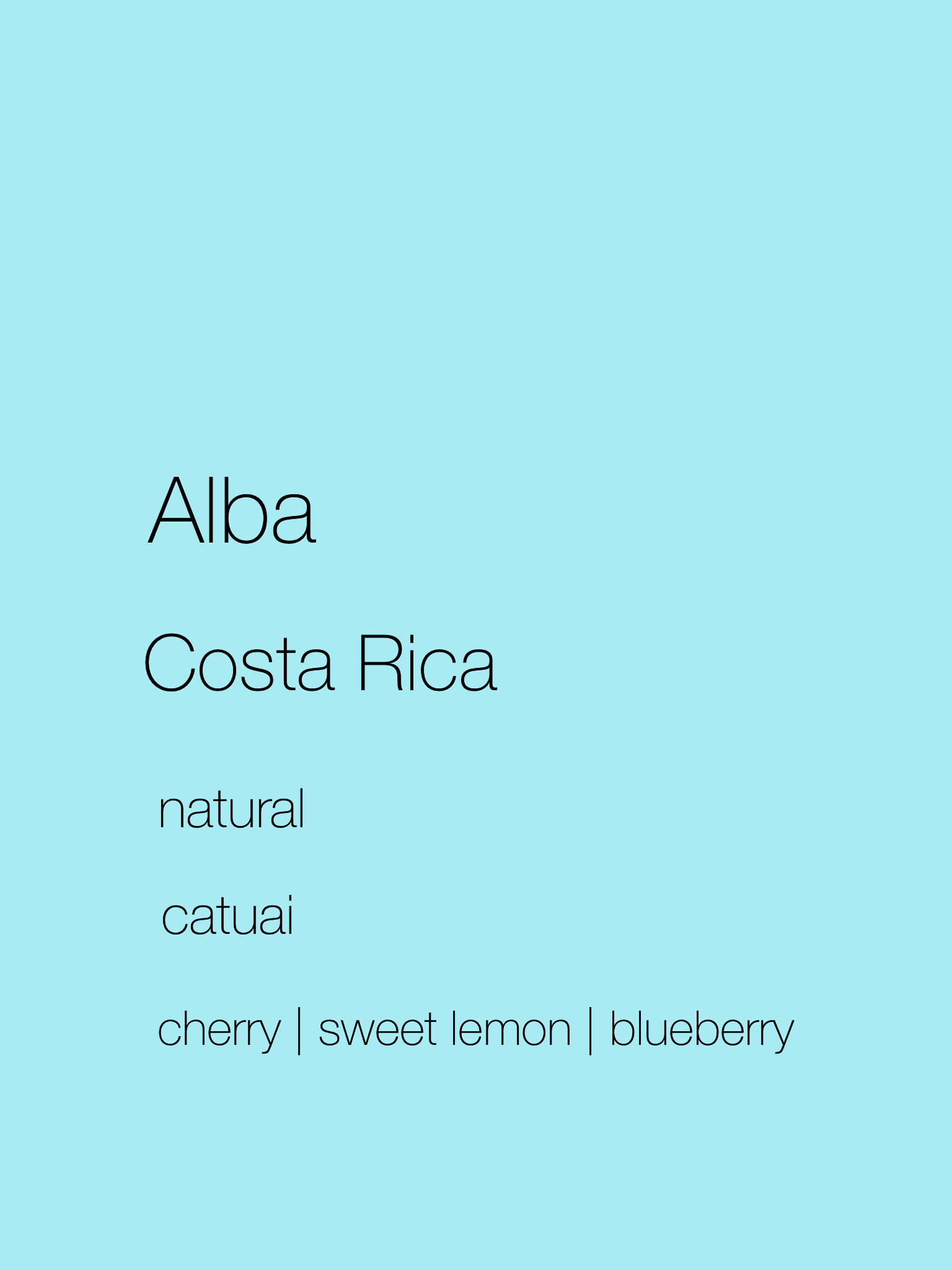 Alba | Costa Rica | Natural