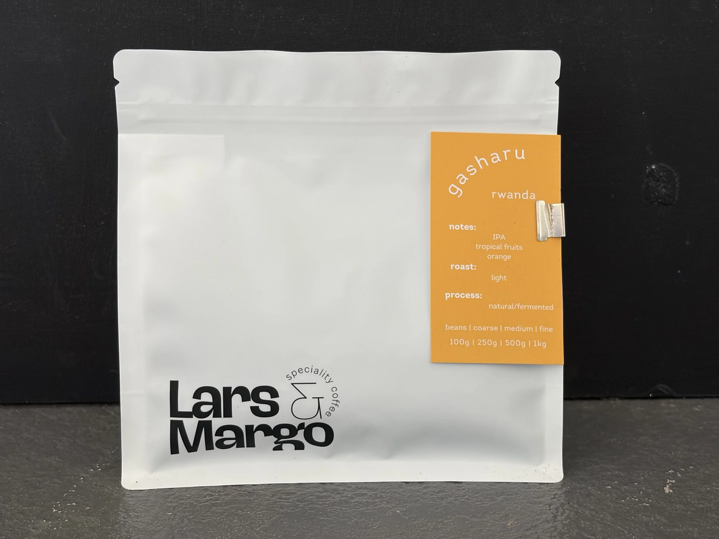 Rwanda Lighter Roast Coffee | Gasharu Natural Bourbon | IPA | Mango | Orange by Lars & Margo