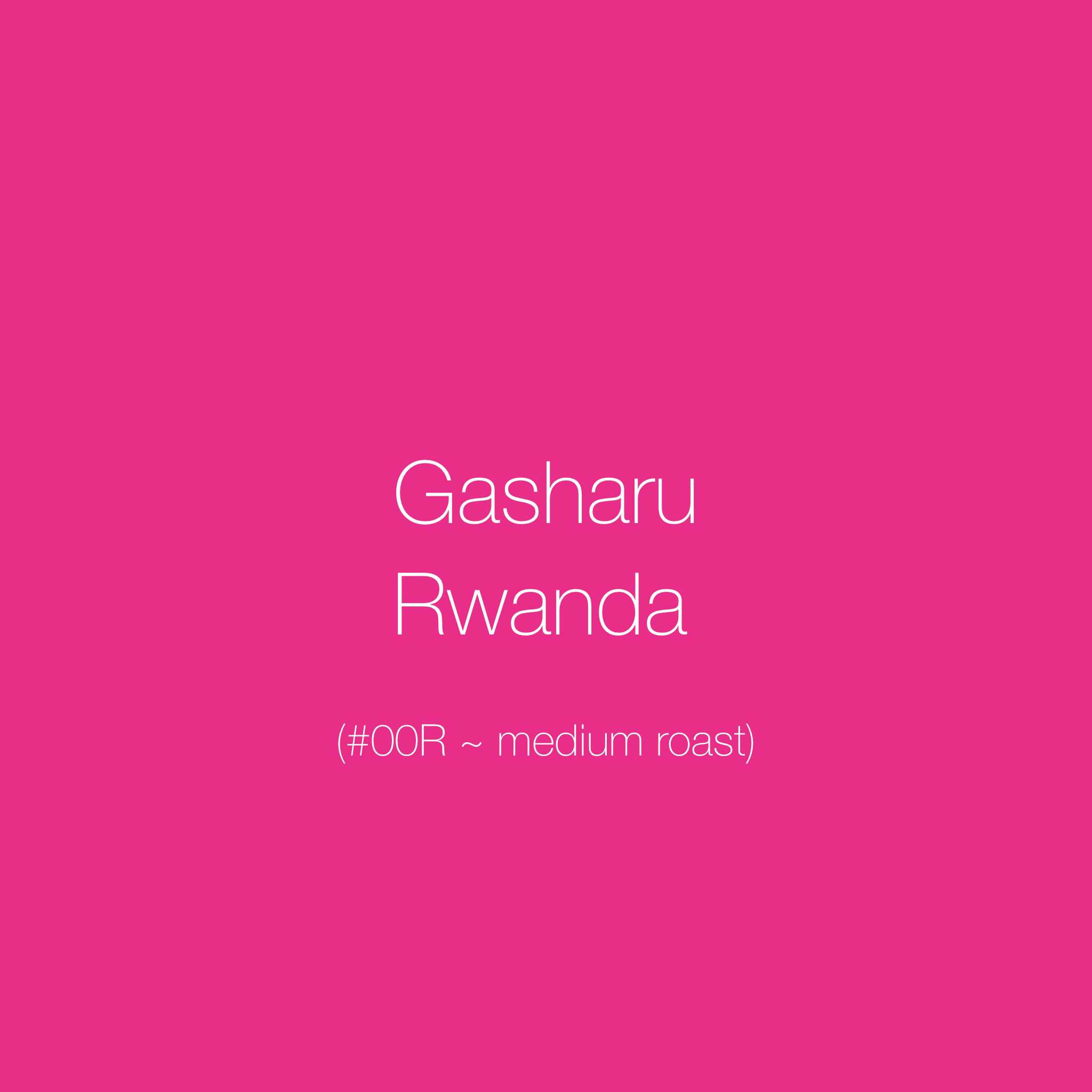 Rwanda Medium Roast Coffee | Gasharu | Bourbon