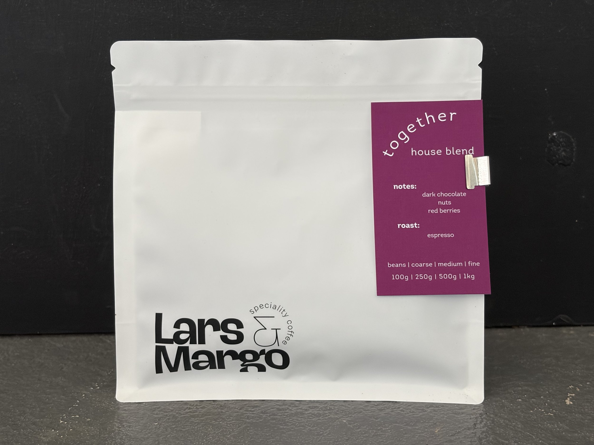 together - House Espresso | Dark chocolate, nut, strawberry by Lars & Margo
