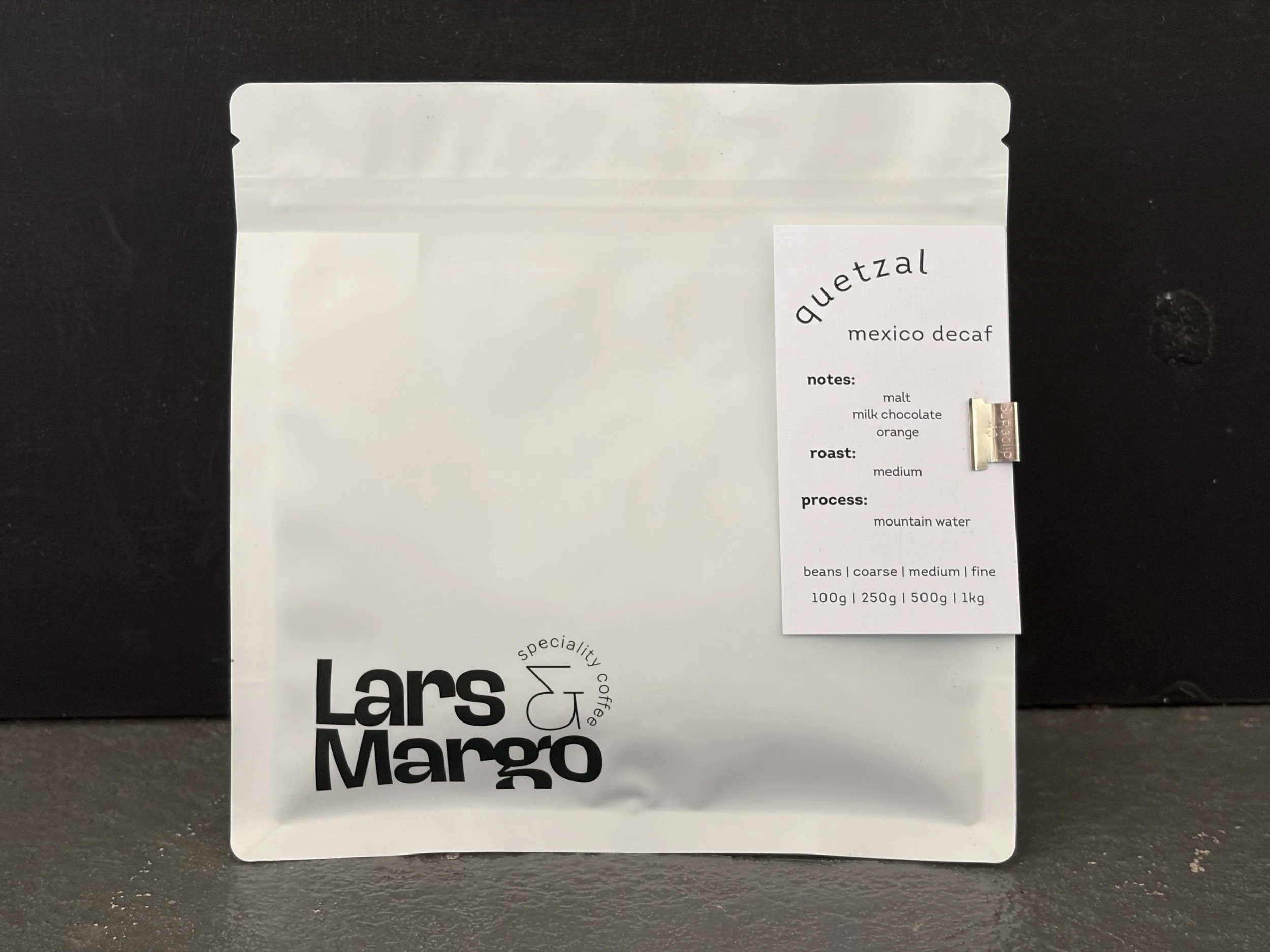 Mexican Mountain Water Decaf | Quetzal | Chocolate & Orange Notes by Lars & Margo