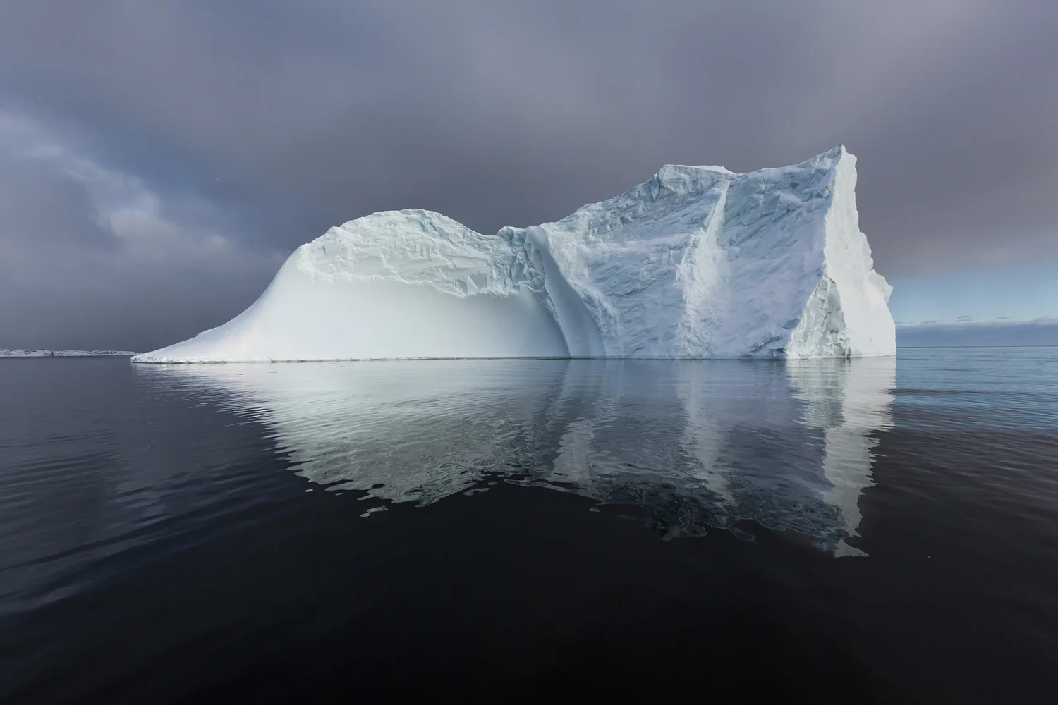 Greenland Iceberg III shown at 60 x 40cm (Standard 3:2) in a living room