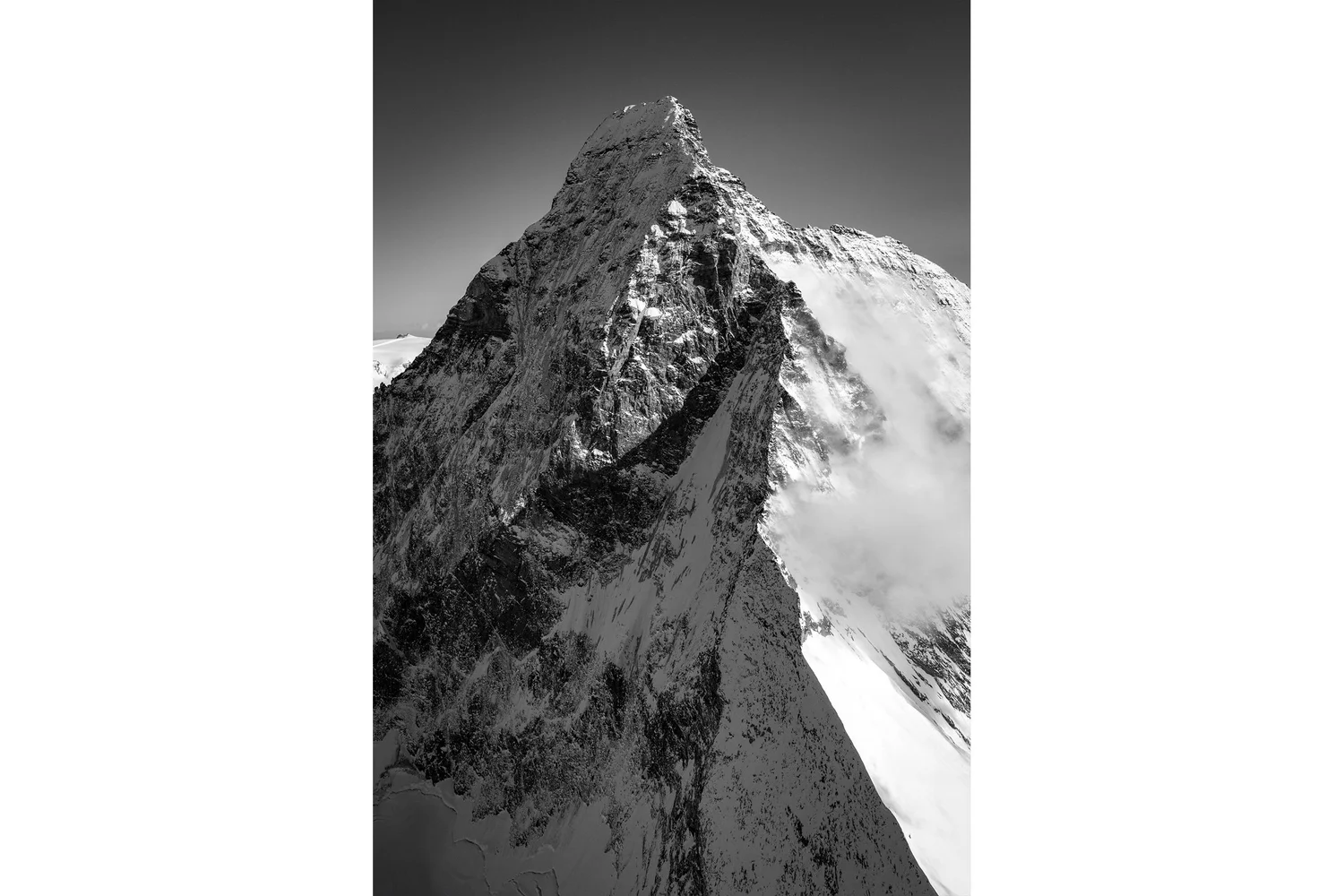 Matterhorn East Face shown at 20 x 30cm (Standard 3:2) in a living room