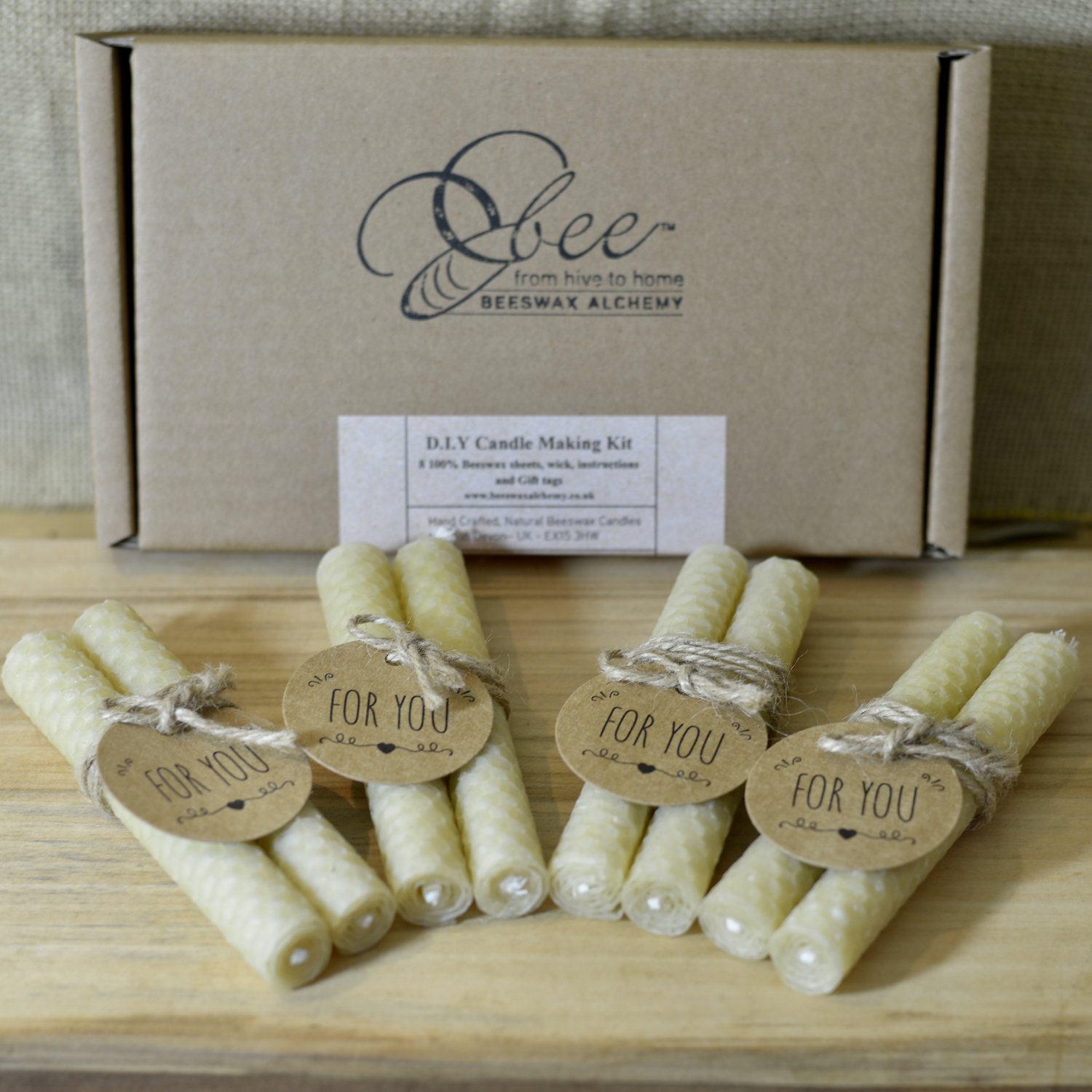 Beeswax Candles and more - using pure beeswax from the Westcountry