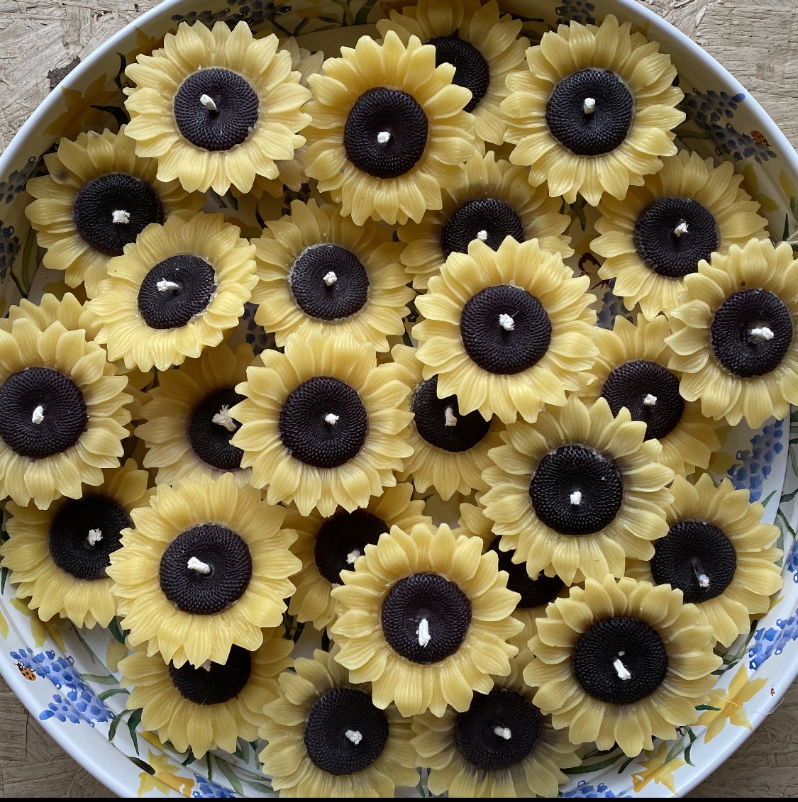 Sunflower Candle | Beeswax Sunflower Candle