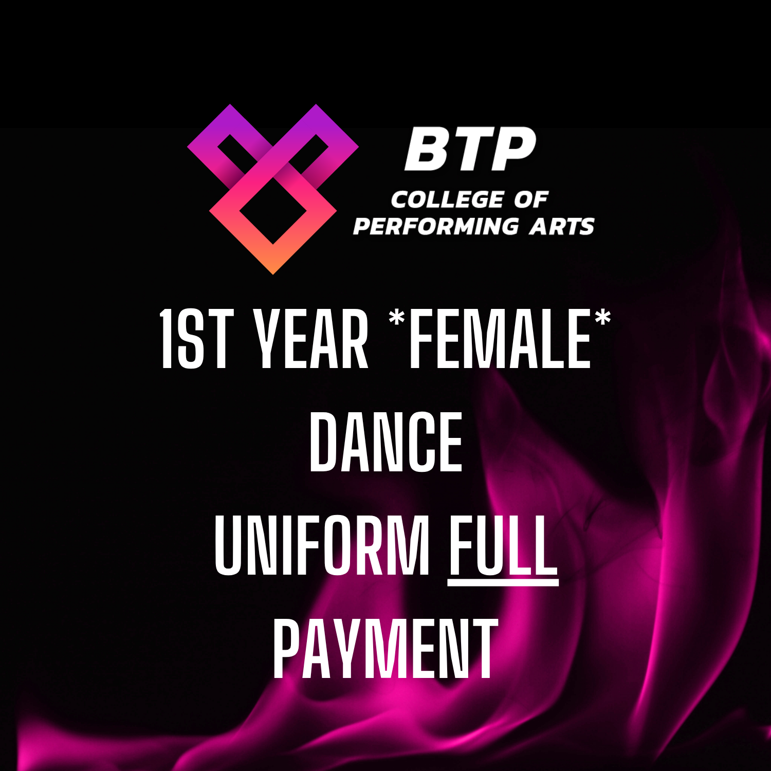 1st Year *Female Dance* Uniform - FULL payment