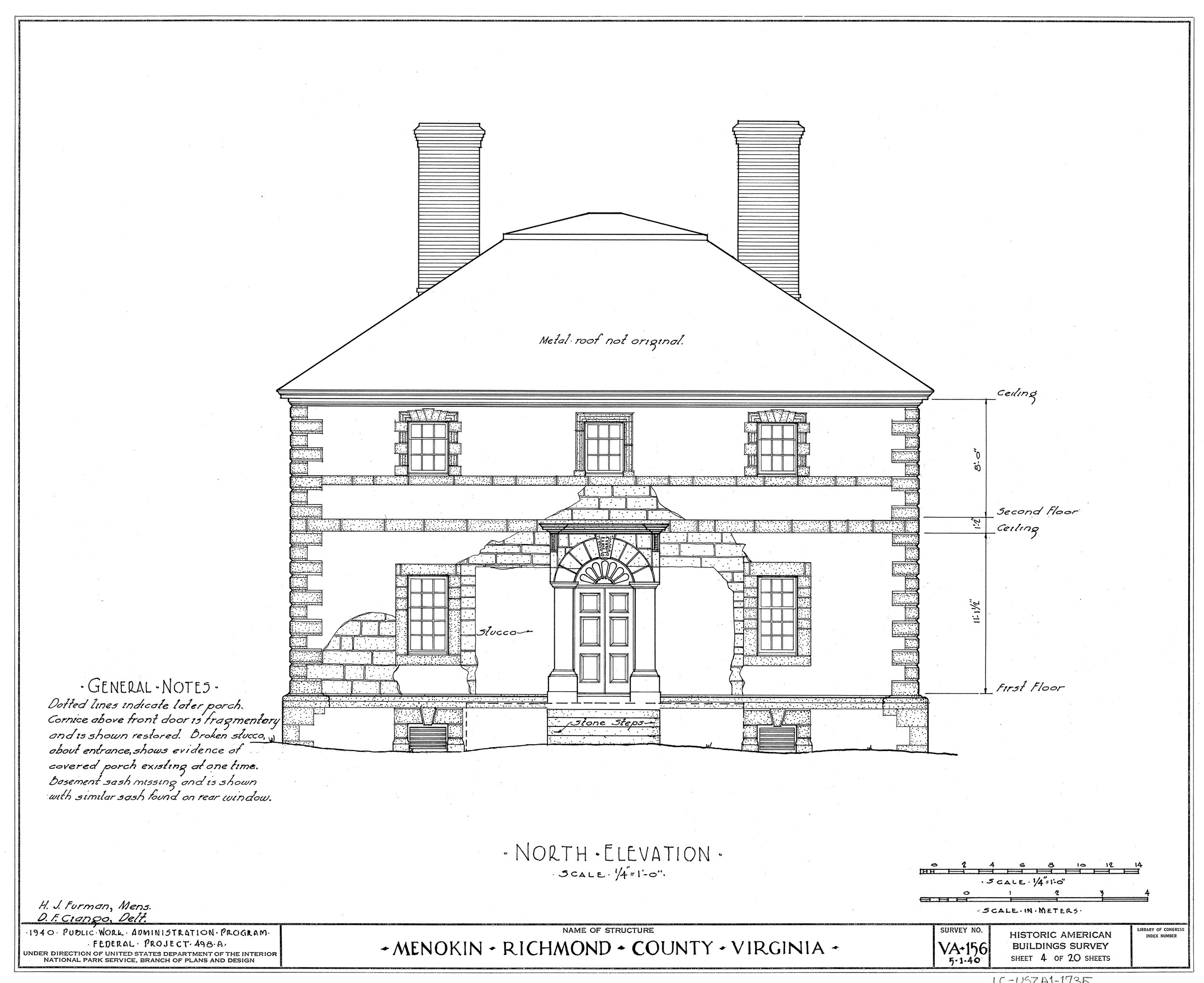3 - HABS Drawing - Front of House.jpg