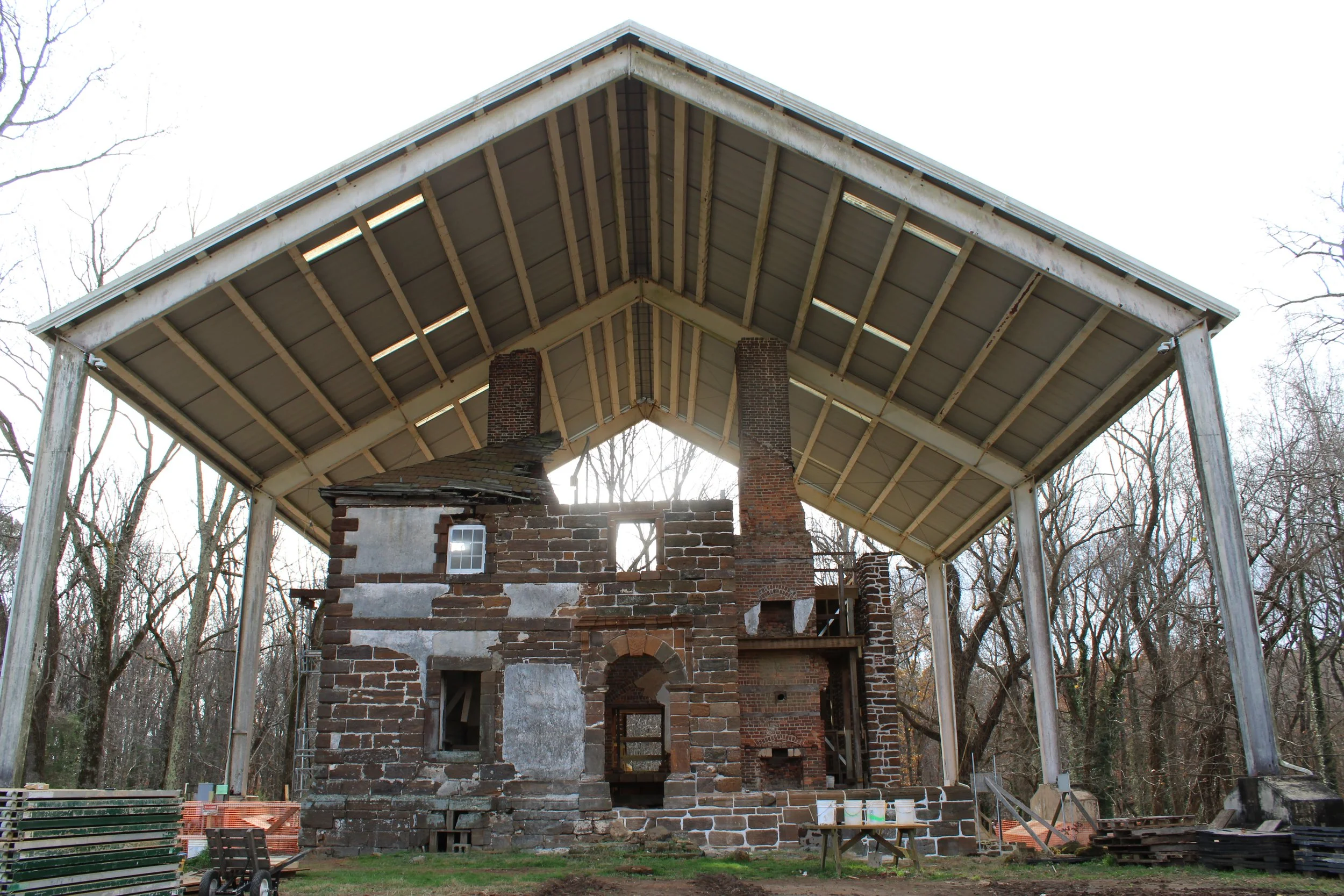 Rebuilding the North Wall