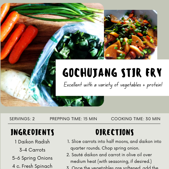 Recipe: Gochujang Stir Fry