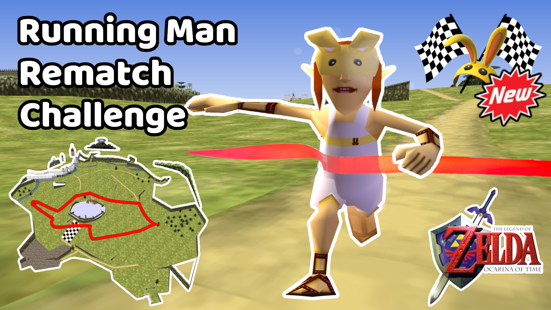 Running man challenge ocarina of time chloxa