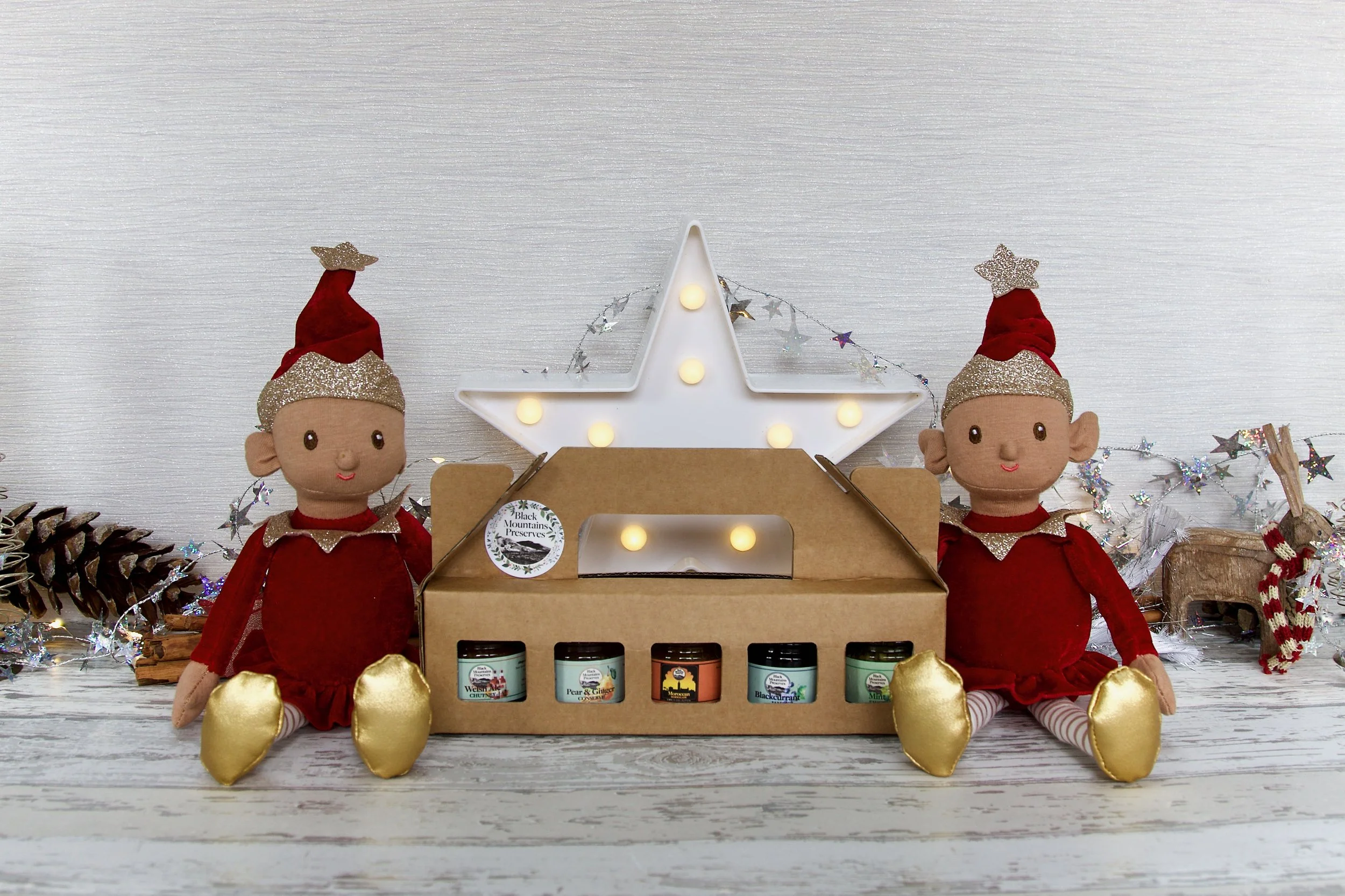 5 x Mini Jars Jam, Marmalade & Chutney 🏴󠁧󠁢󠁷󠁬󠁳󠁿 Gift Set | Best Artisan | Handmade in Wales