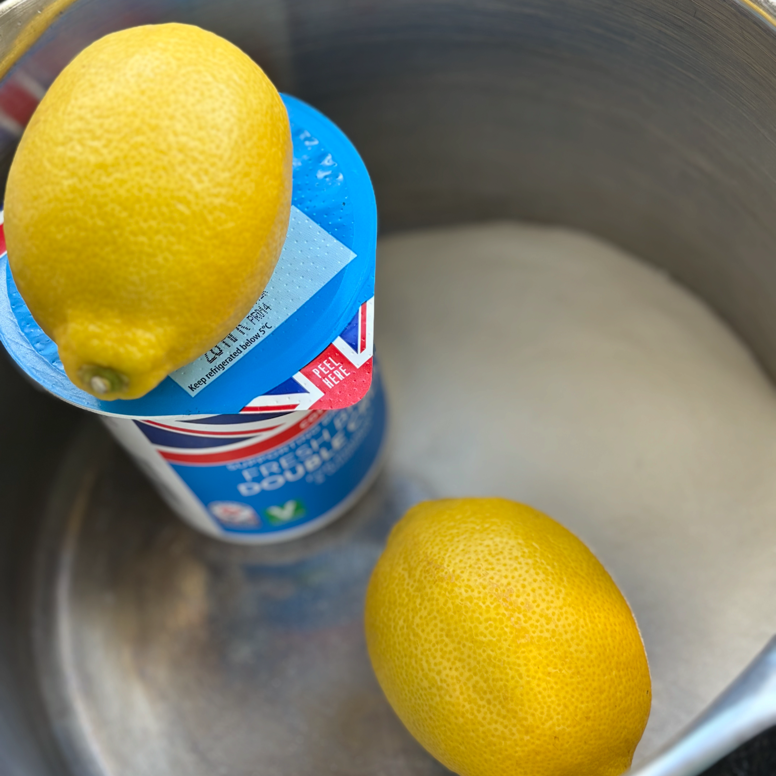 Lemons, Cream and Caster Sugar