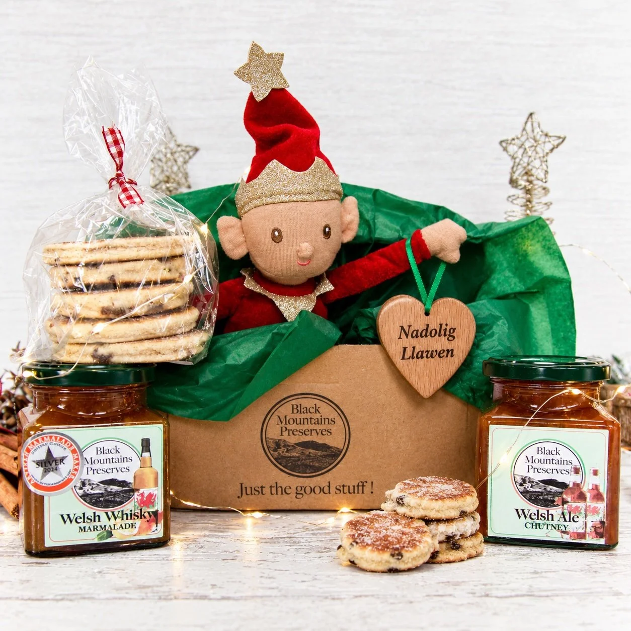 Christmass Gift Set with Welsh Cakes and Nadolig Llawen .jpg