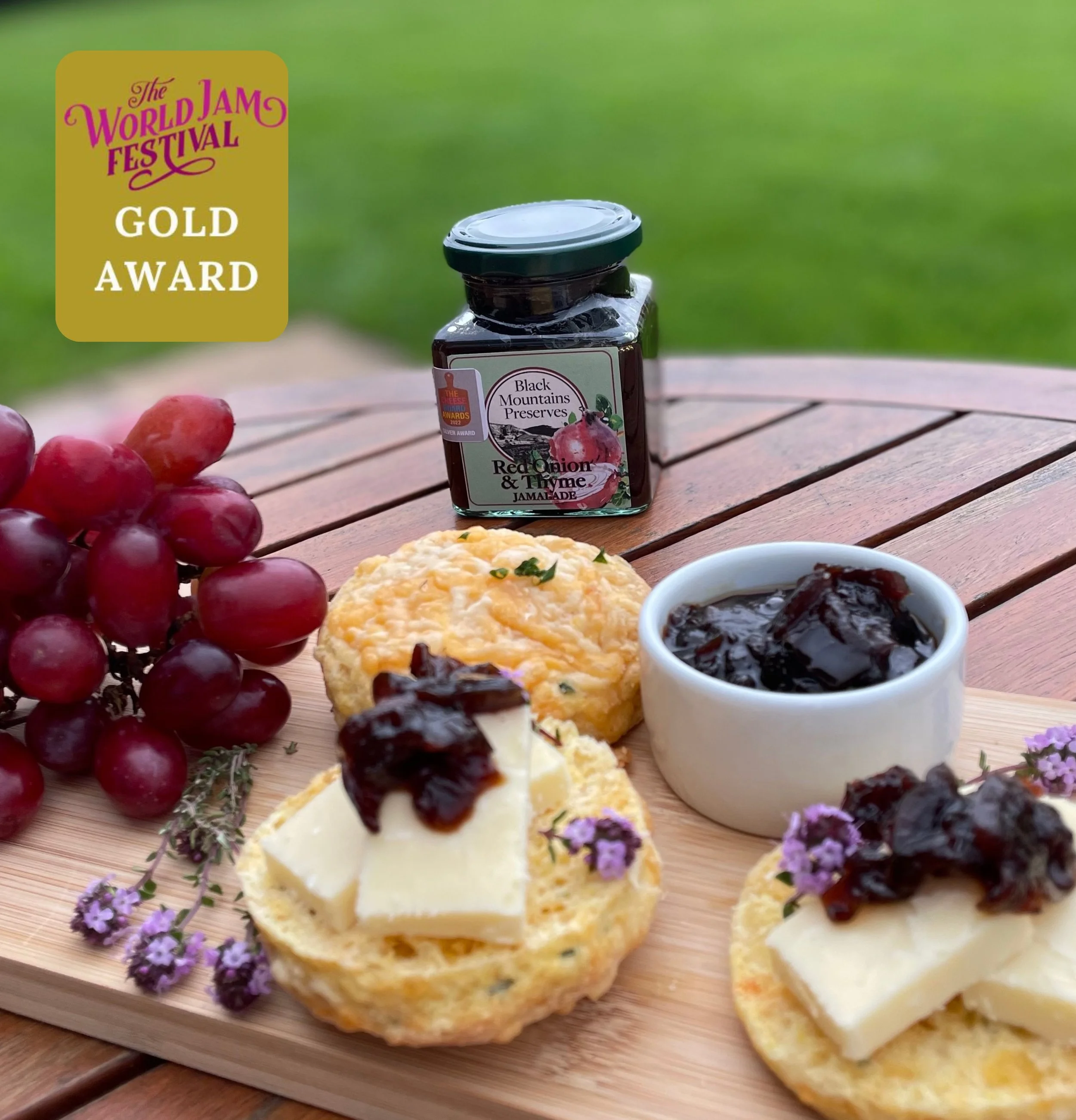 Red Onion & Thyme Jamalade 🧅🌿 – Gold Award-Winning | Handmade in Wales