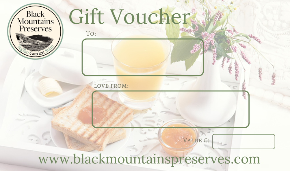 Artisan Welsh Food Gifts | Black Mountains Preserves Gift Voucher | Brecon Beacons