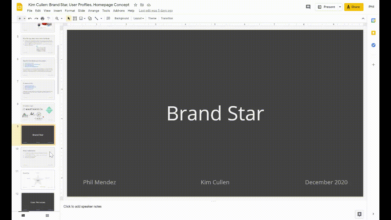 Brand star
