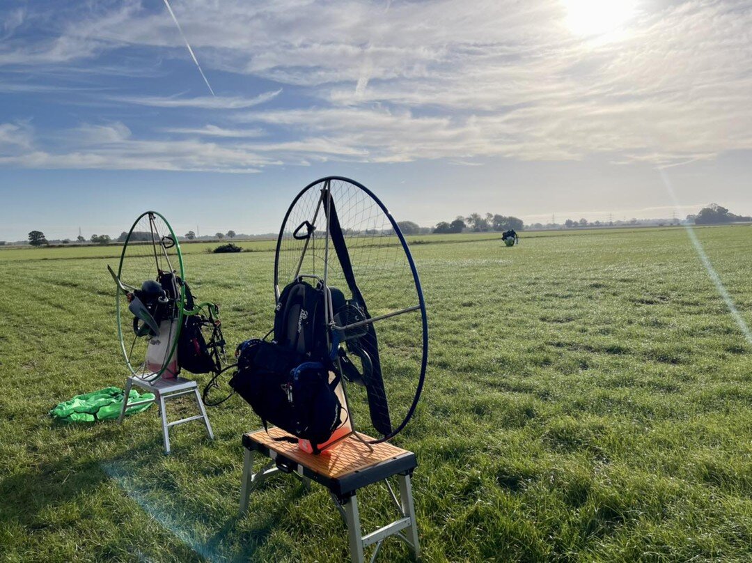 Stunning day to go Paramotoring!