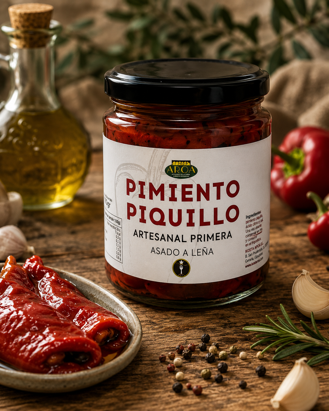 PIQUILLO EXTRA  asado a leña 220g neto
