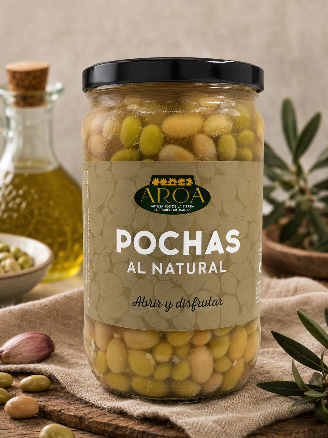 Pochas al natural 660g