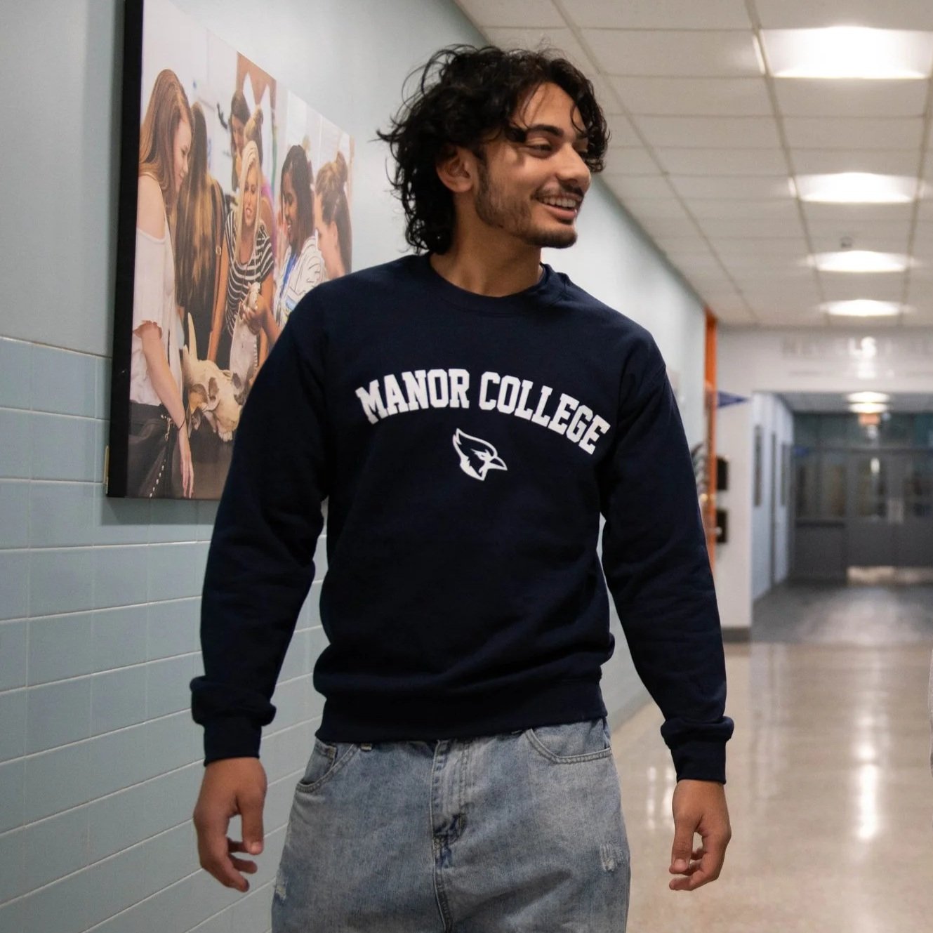 Navy Blue Jay Crewneck