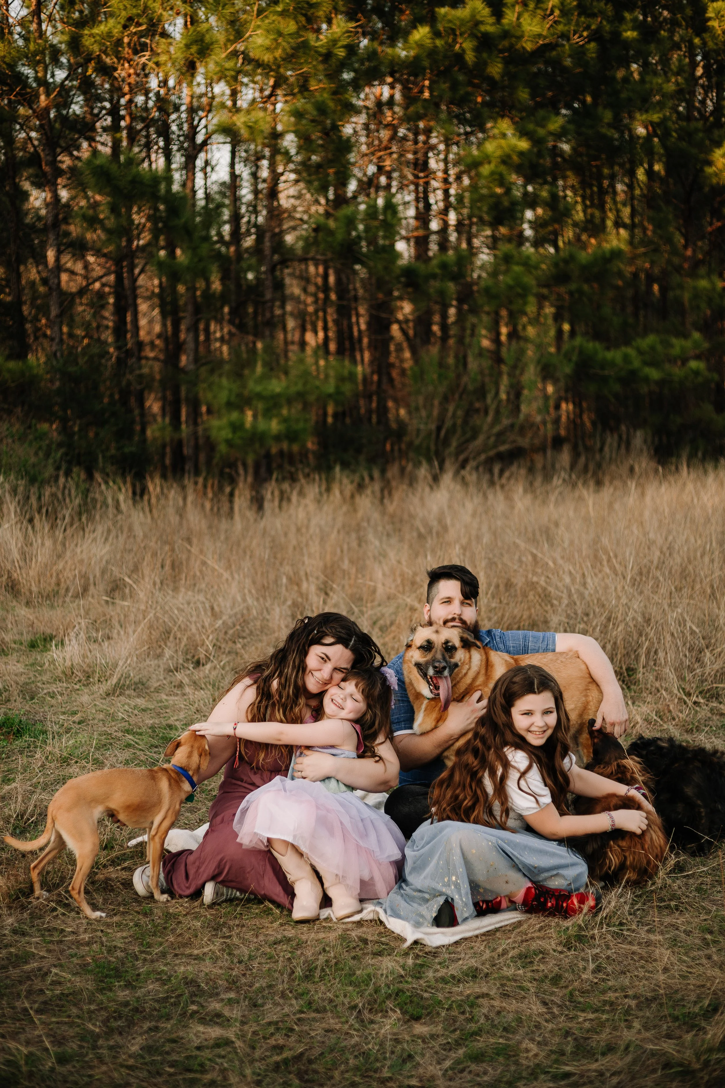 How to Include Your Dogs in Family Photos (Without the Chaos)